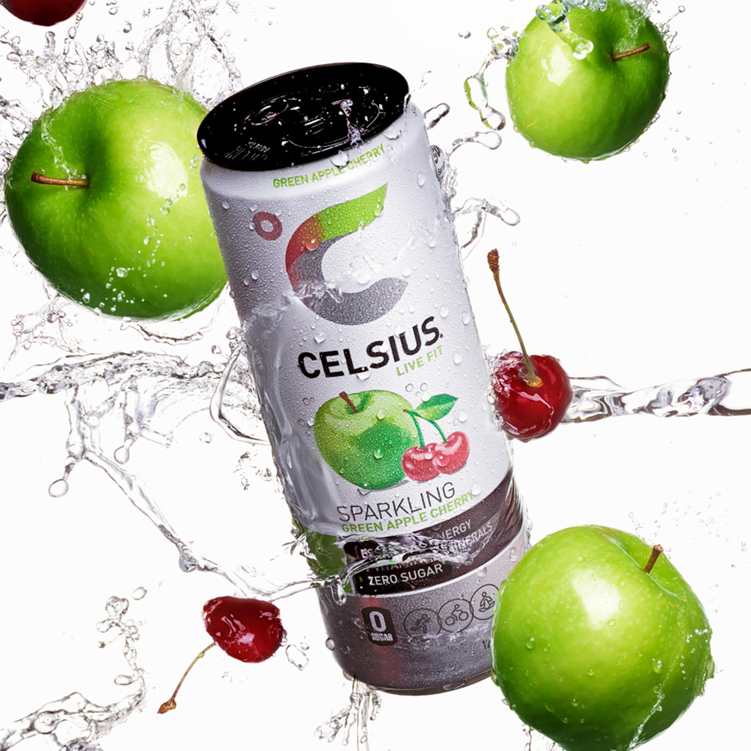 CELSIUS Sparkling Kiwi Guava, Functional Essential Energy Drink 12 Fl Oz (Pack of 12)