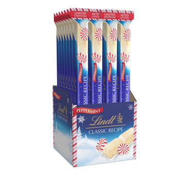 Lindt LINDOR White Chocolate Peppermint Truffles, White Chocolate Candy with Smooth Peppermint Truffle Center, 25.4 oz., 60 Count