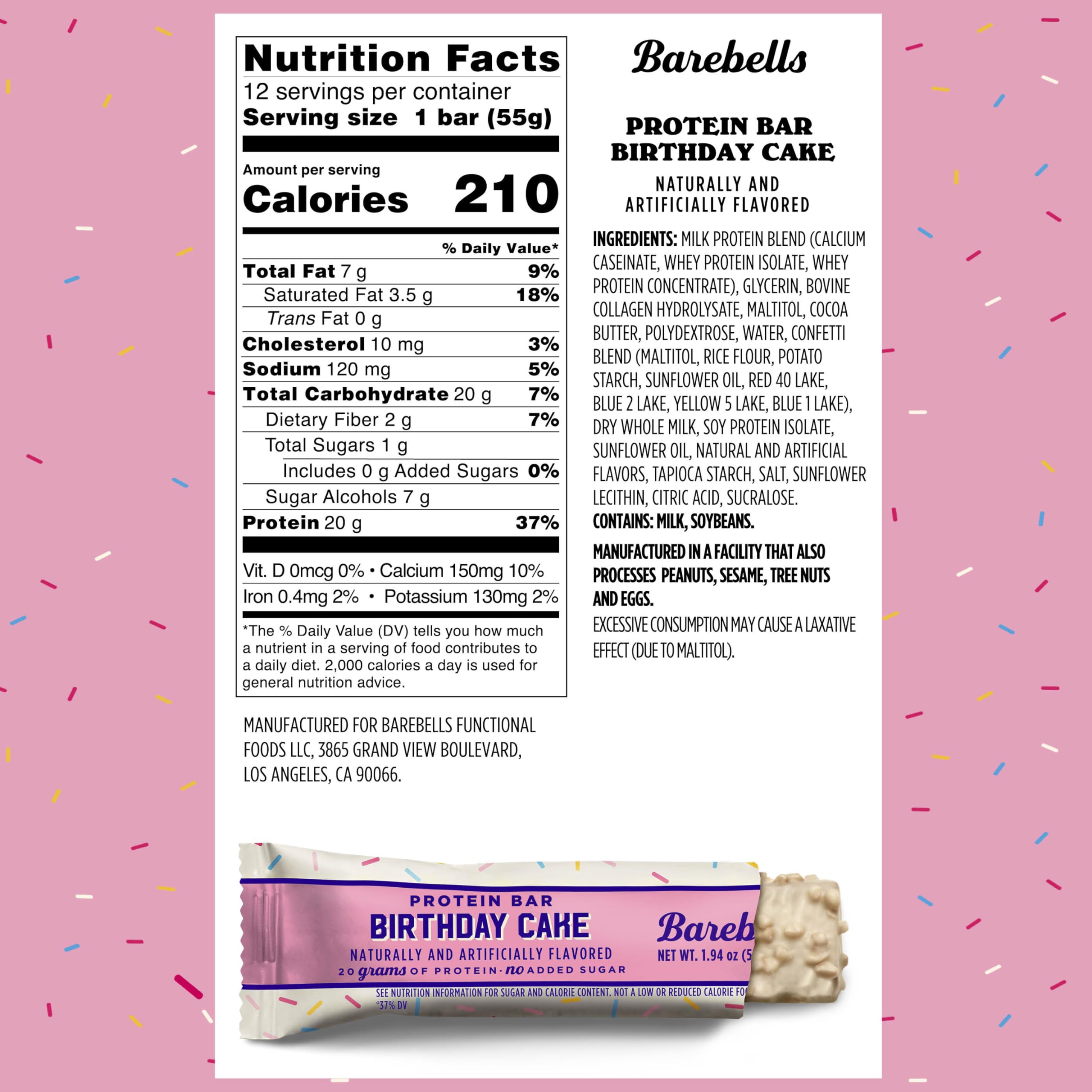 Barebells Protein Bars Salty Peanut - 12 Count, 20g High Protein Treats - Chocolate Nutrition Bar with 1g Total Sugars - On-The-Go Breakfast or Post-Workout Snack