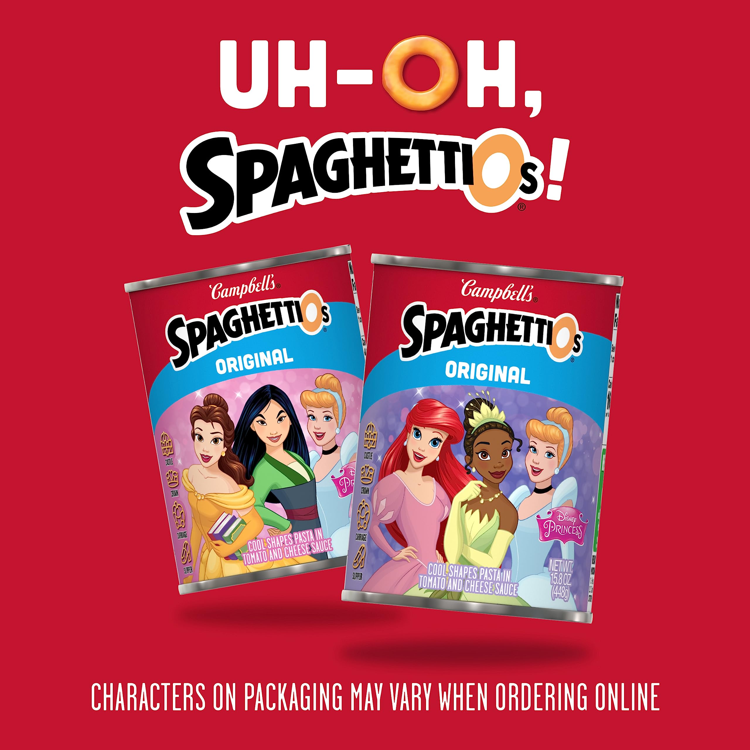 SpaghettiOs Canned Pasta with Meatballs, 15.6 oz Can (12 Pack)