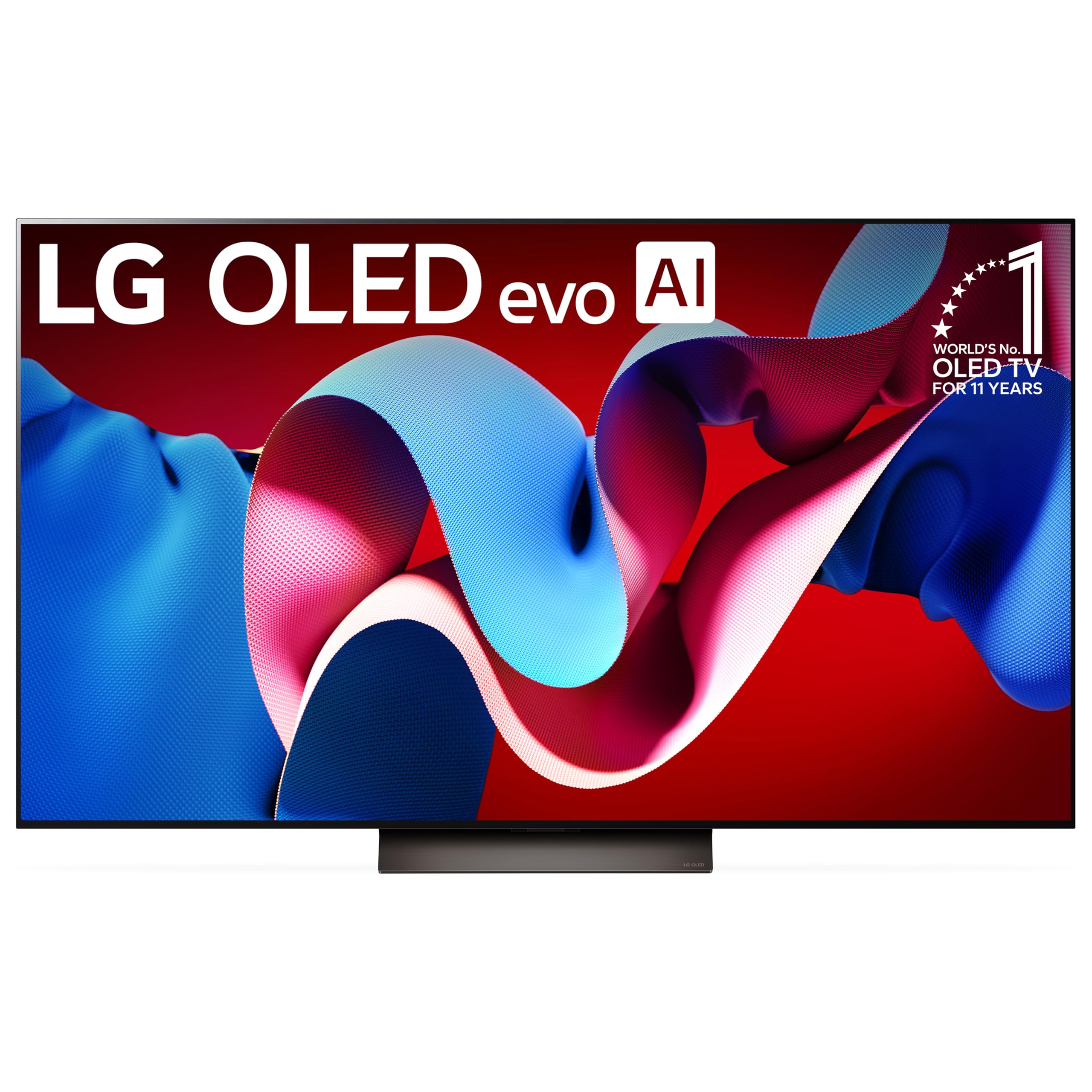 LG 42-Inch Class OLED evo C4 Series Smart TV 4K Processor Flat Screen with Magic Remote AI-Powered with Alexa Built-in (OLED42C4PUA, 2024)