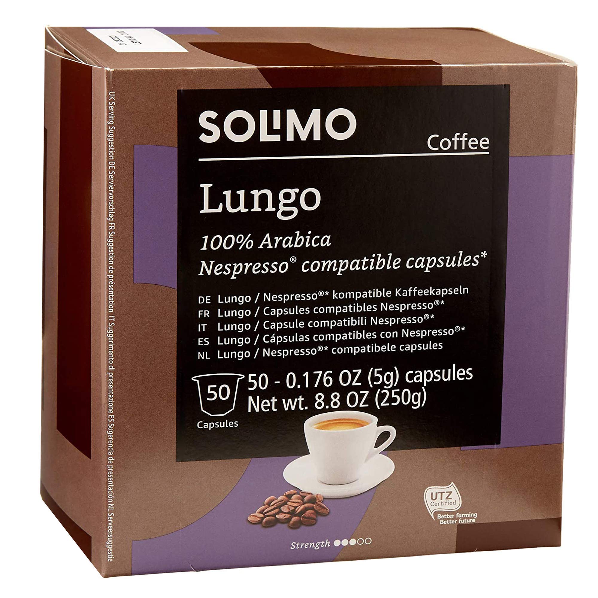 Amazon Brand - Solimo Dark Roast Coffee Pods, Compatible with Keurig 2.0 K-Cup Brewers 100 Count(Pack of 1)