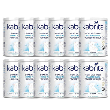 Kabrita Goat Milk-Based Infant Formula Powder with Iron, DHA, ARA & Prebiotics, for Infants 0–12 Months, Non-GMO, 28 oz