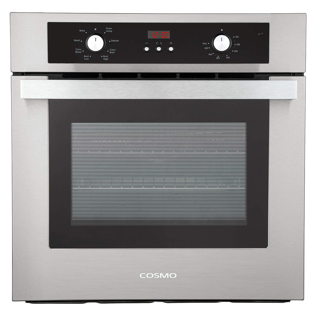 COSMO C51EIX 24 in. Lumin Collection 24 in. Lumin Collection 2.9 cu. ft. Electric Wall Oven, 8 Functions & Turbo True European Convection in Stainless Steel