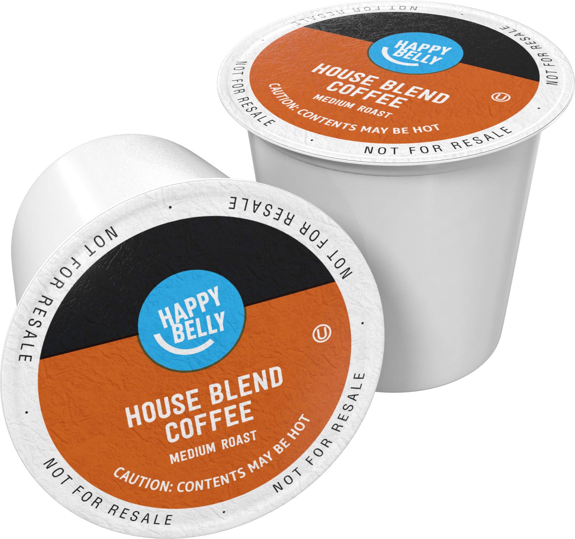 Amazon Brand - Happy Belly Dark Roast Coffee Pods, Compatible with Keurig 2.0 K-Cup Brewers, 100 Count