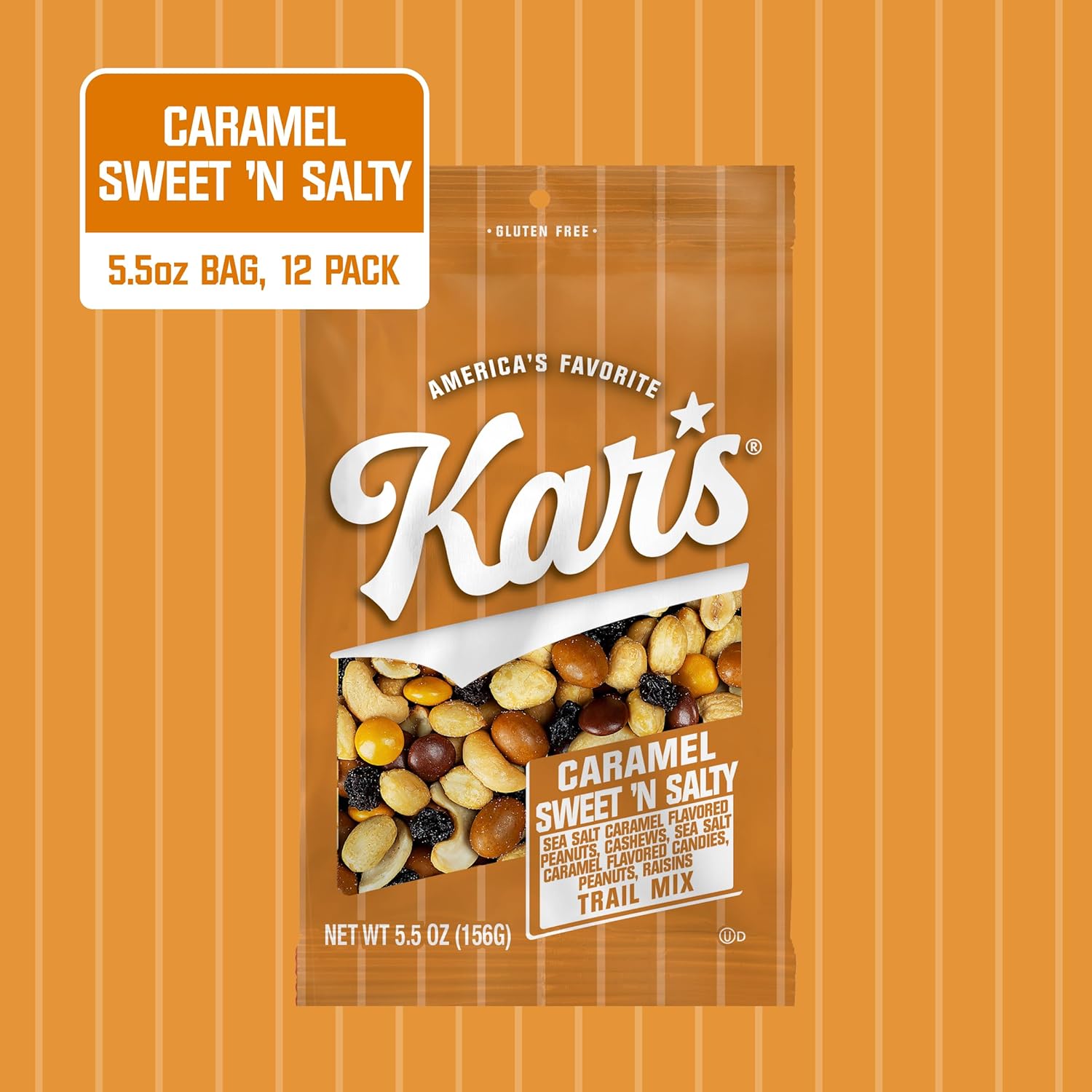 Kar’s Nuts Sweet ‘N Salty Trail Mix, 2 oz Pouch (Pack of 72), Gluten-Free Trail Mix Snack