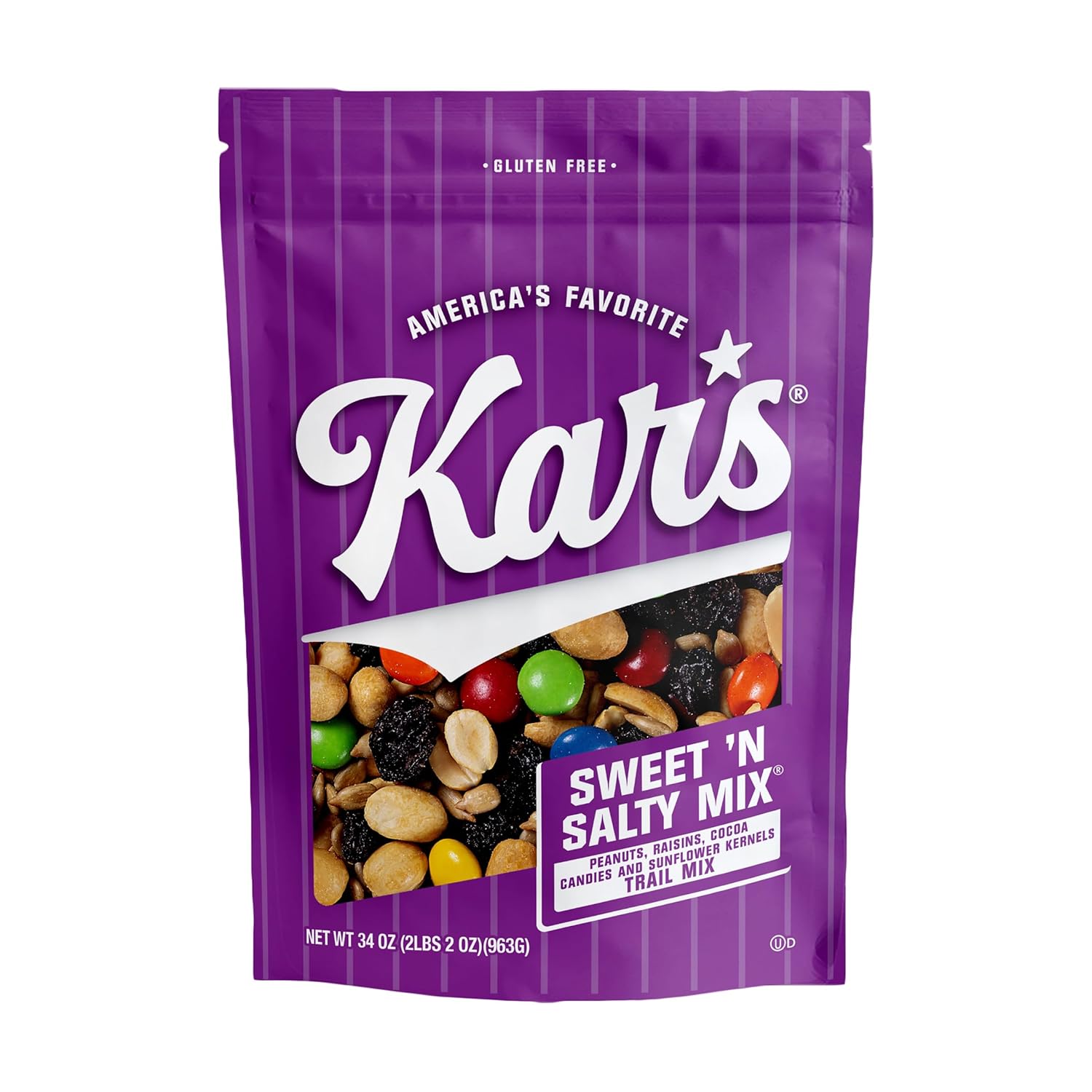 Kar’s Nuts Sweet ‘N Salty Trail Mix, 2 oz Pouch (Pack of 72), Gluten-Free Trail Mix Snack