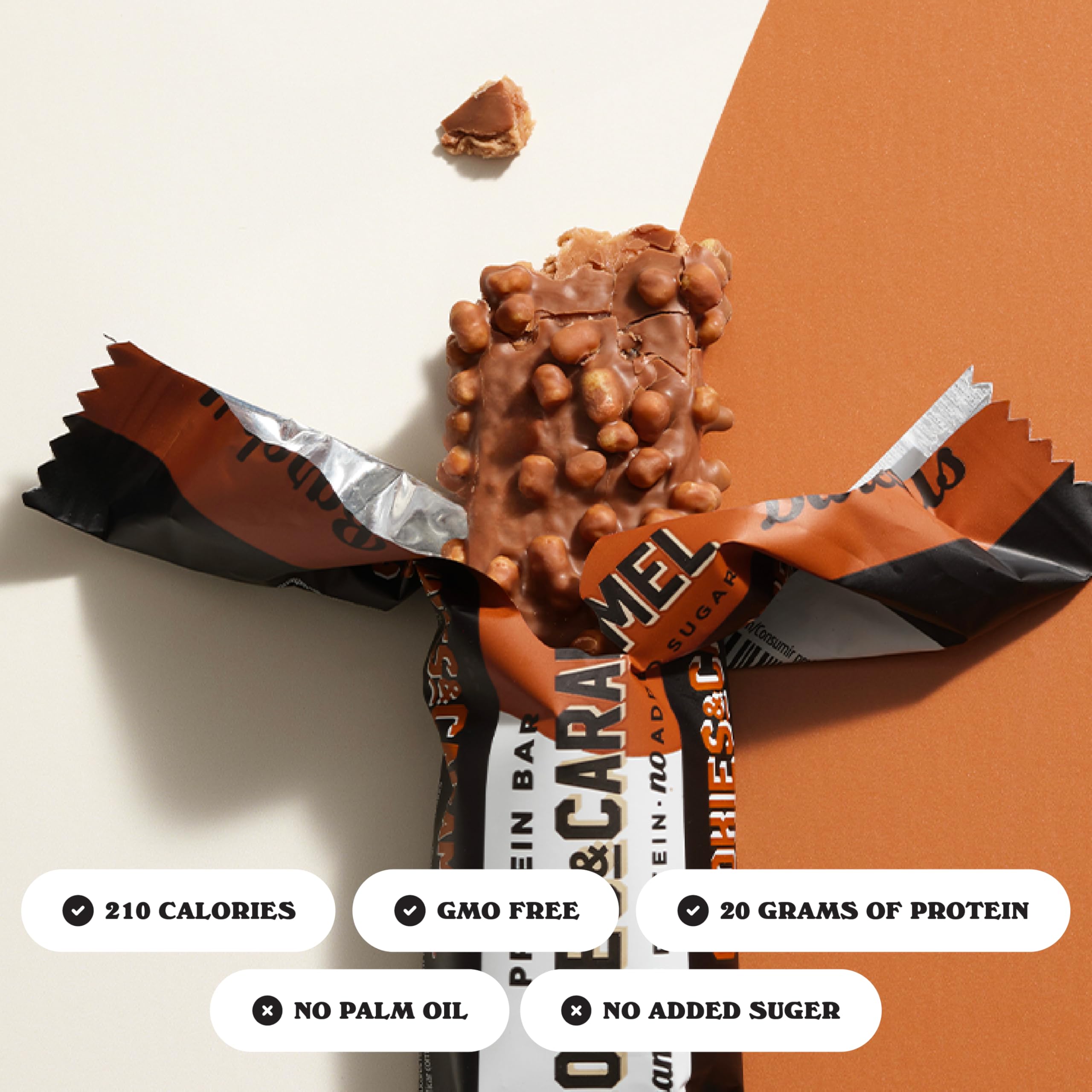 Barebells Protein Bars Salty Peanut - 12 Count, 20g High Protein Treats - Chocolate Nutrition Bar with 1g Total Sugars - On-The-Go Breakfast or Post-Workout Snack