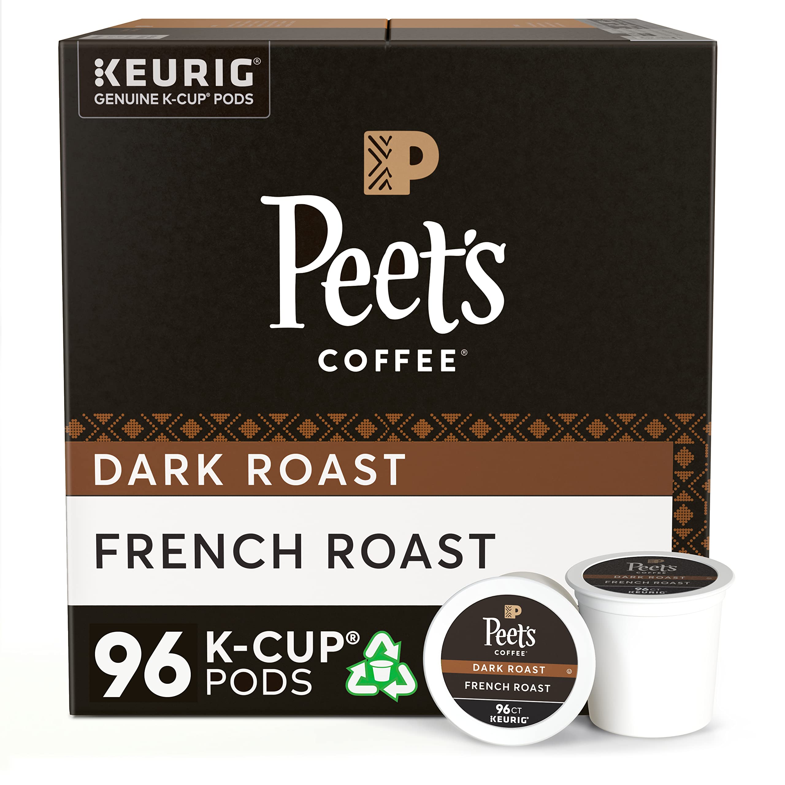 Peet's Coffee, Dark Roast Keurig K-Cup Pods - Major Dickason's Blend 75 Count (1 Box of 75 Pods)