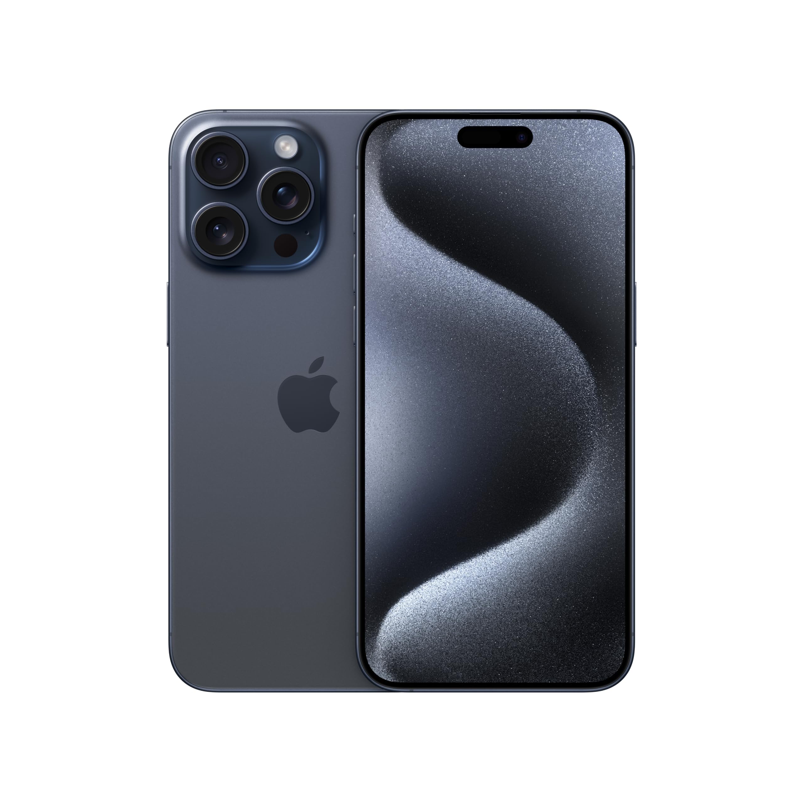 Apple iPhone 15 Pro Max, 256GB, Blue Titanium - Unlocked (Renewed)