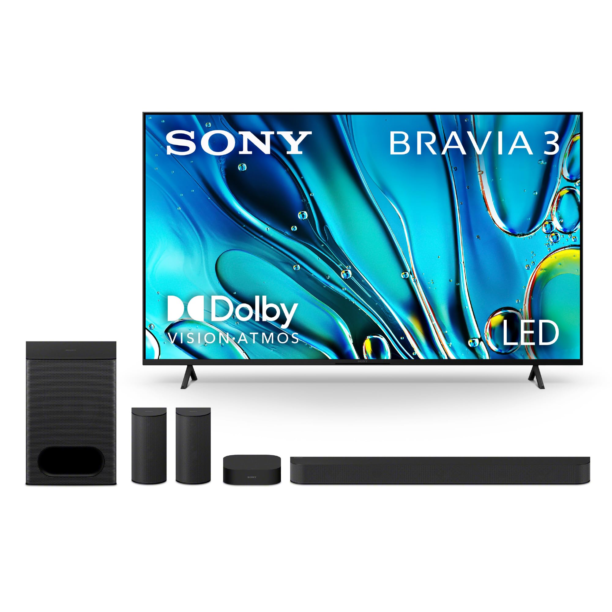 Sony 75-Inch Class 4K Ultra HD BRAVIA 3 LED Smart TV with Google TV, Dolby Vision HDR, and Exclusive Features for PlayStation®5 (K-75S30)