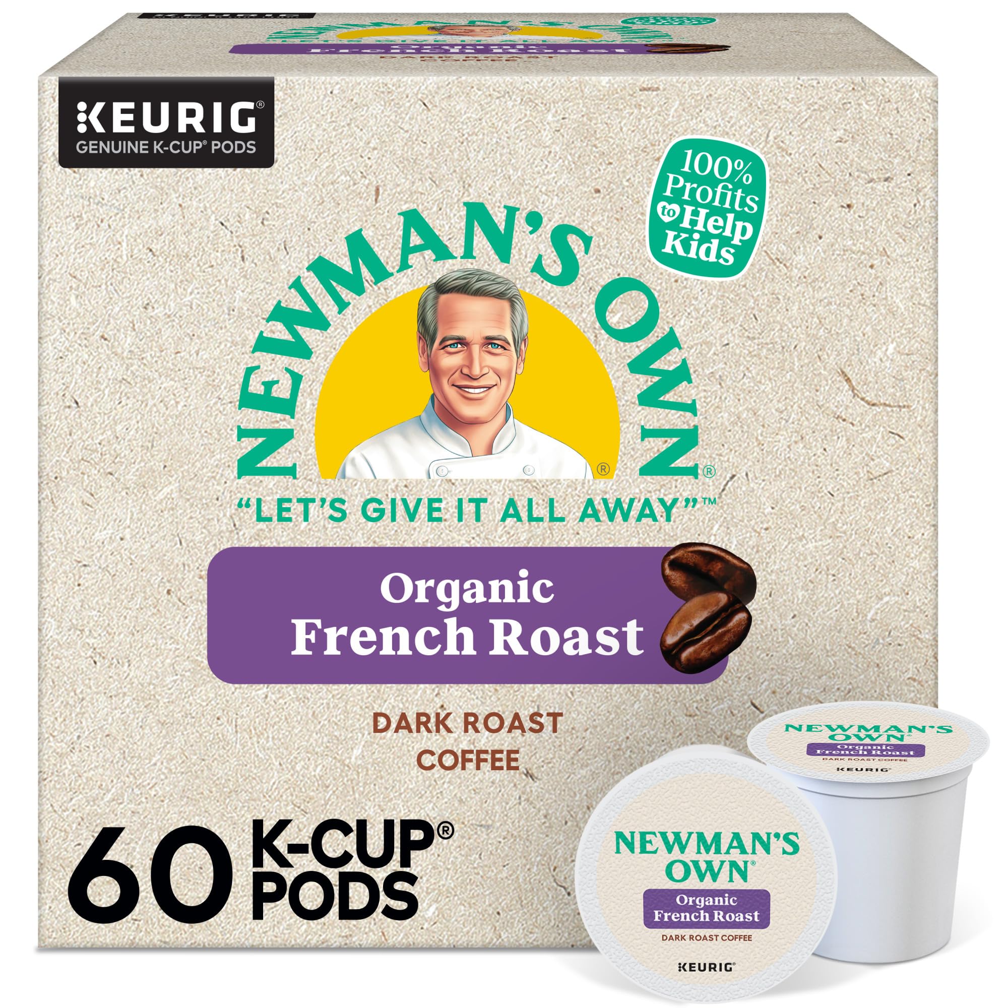 Newman's Own Organics Special Blend Keurig Single-Serve K-Cup Pods, Medium Roast Coffee, 96 Count