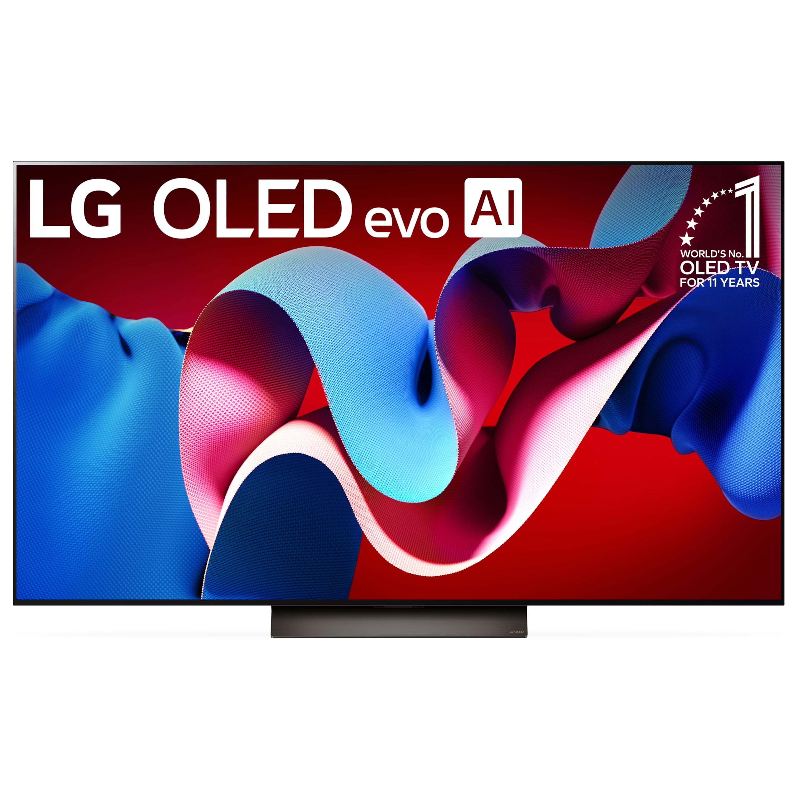 LG 42-Inch Class OLED evo C4 Series Smart TV 4K Processor Flat Screen with Magic Remote AI-Powered with Alexa Built-in (OLED42C4PUA, 2024)