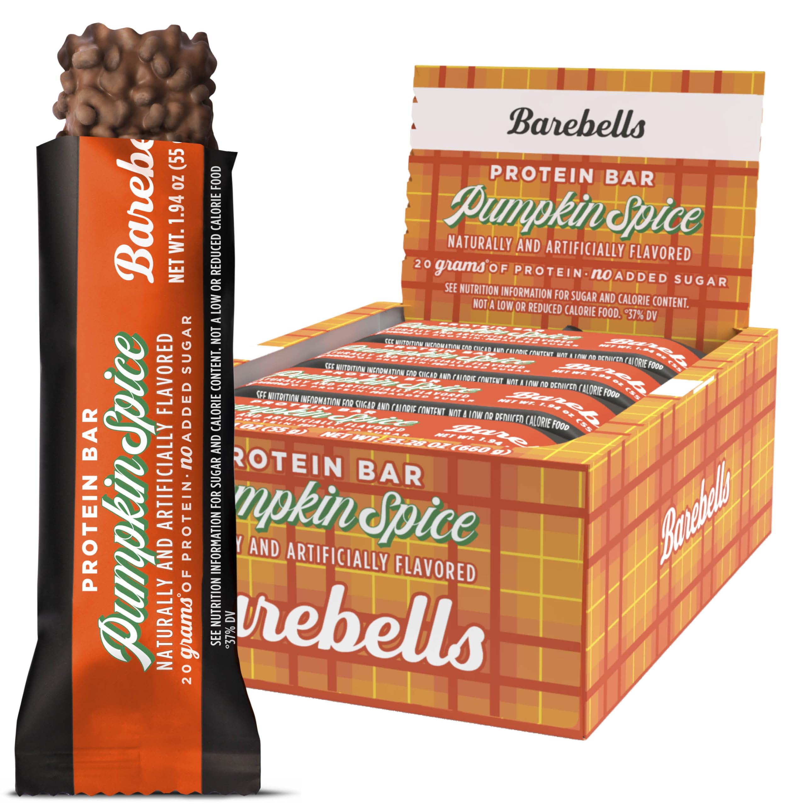Barebells Protein Bars Salty Peanut - 12 Count, 20g High Protein Treats - Chocolate Nutrition Bar with 1g Total Sugars - On-The-Go Breakfast or Post-Workout Snack