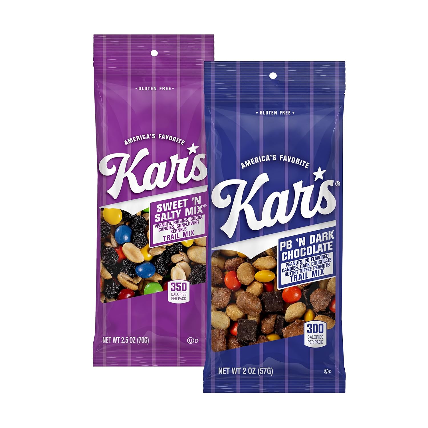 Kar’s Nuts Variety Pack Trail Mix Snacks -Yogurt Apple Nut, Mango Pineapple Mix, Sweet ‘N Spicy – Grab & Go Bags, Individual Snack Packs (Pack of 24), Gluten-Free Trail Mix Snack