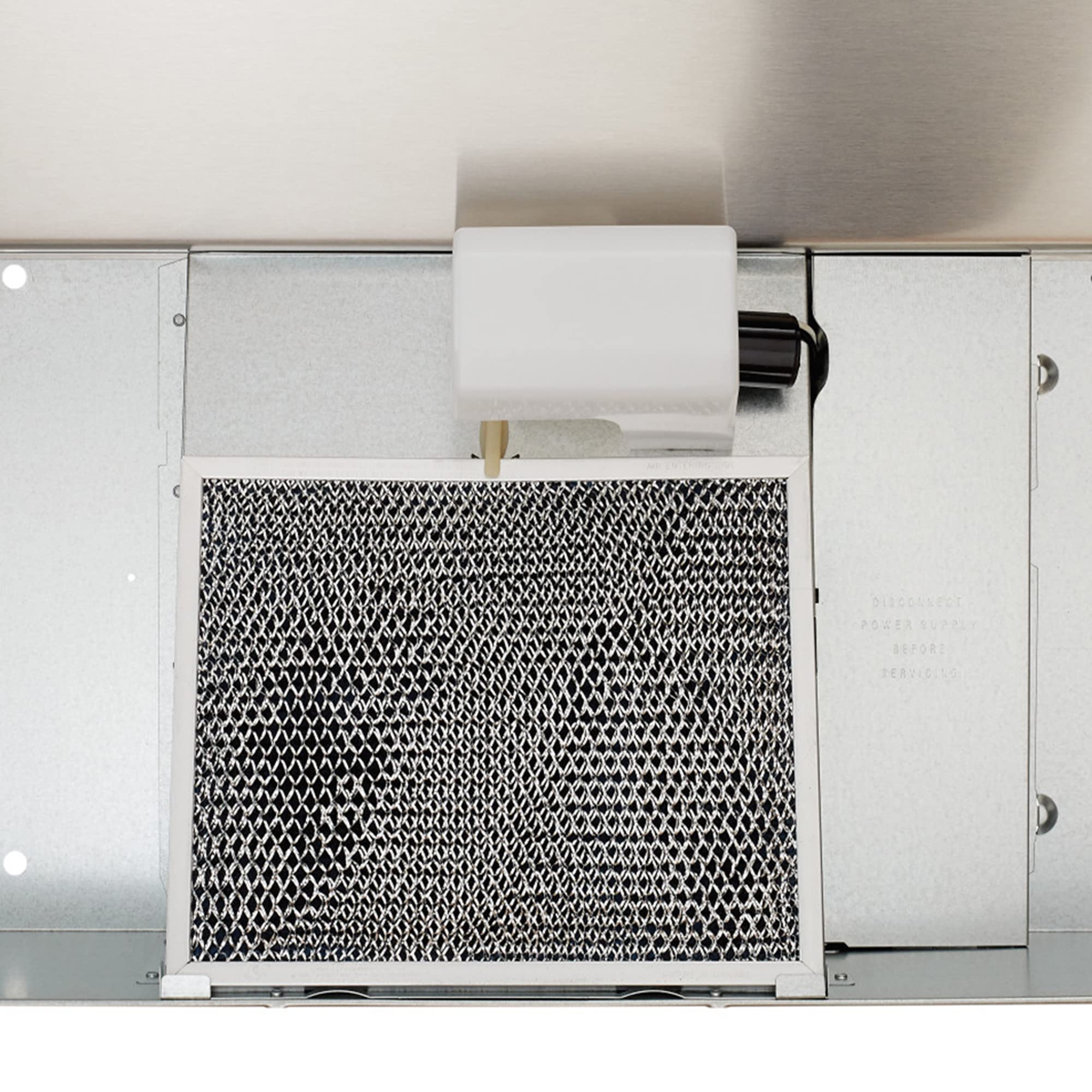 Broan-NuTone 413001 Non-Ducted Ductless Range Hood with Lights Exhaust Fan for Under Cabinet, 30-Inch, White