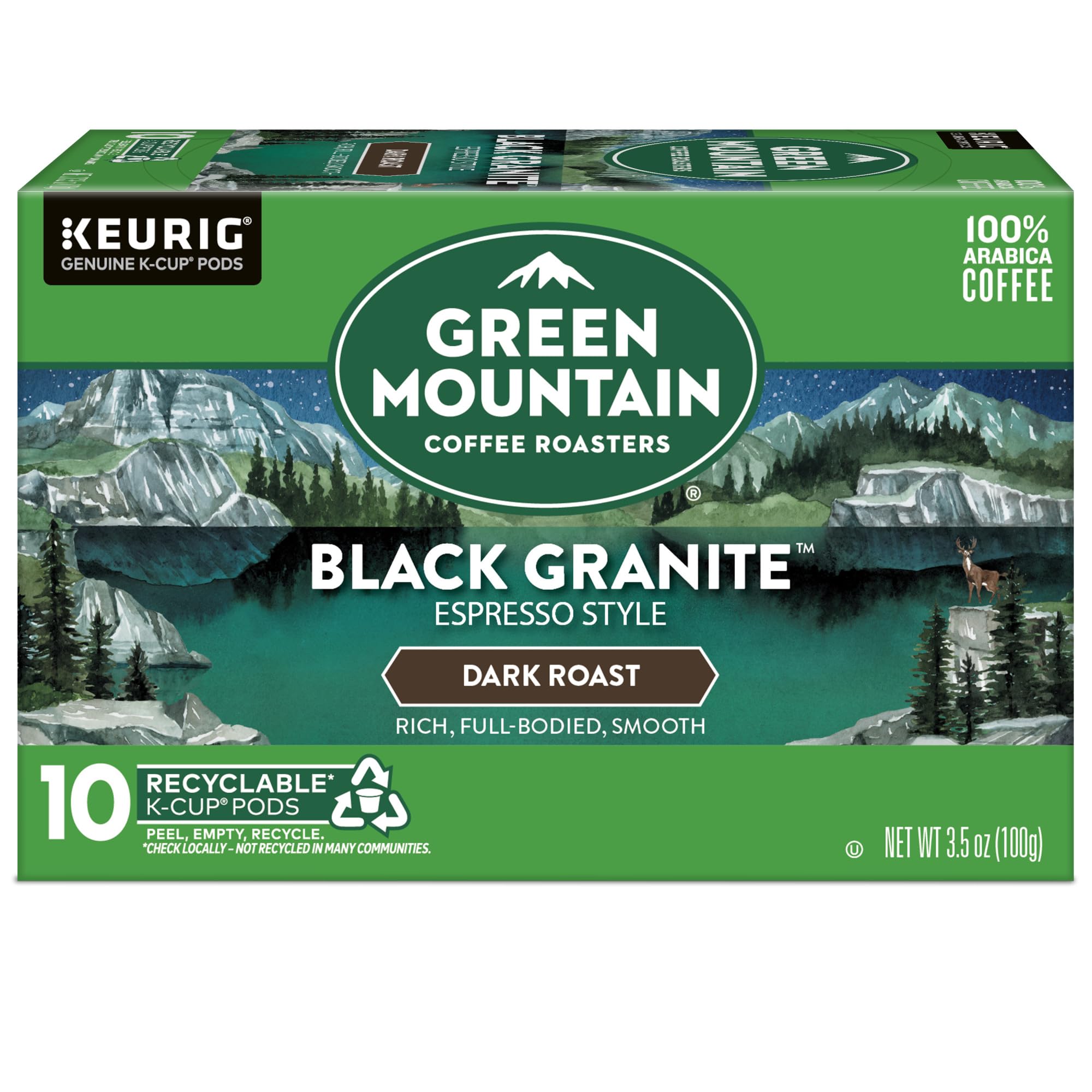 Green Mountain Coffee Roasters Dark Magic Keurig Single-Serve K-Cup Pods, Dark Roast Coffee, 72 Count