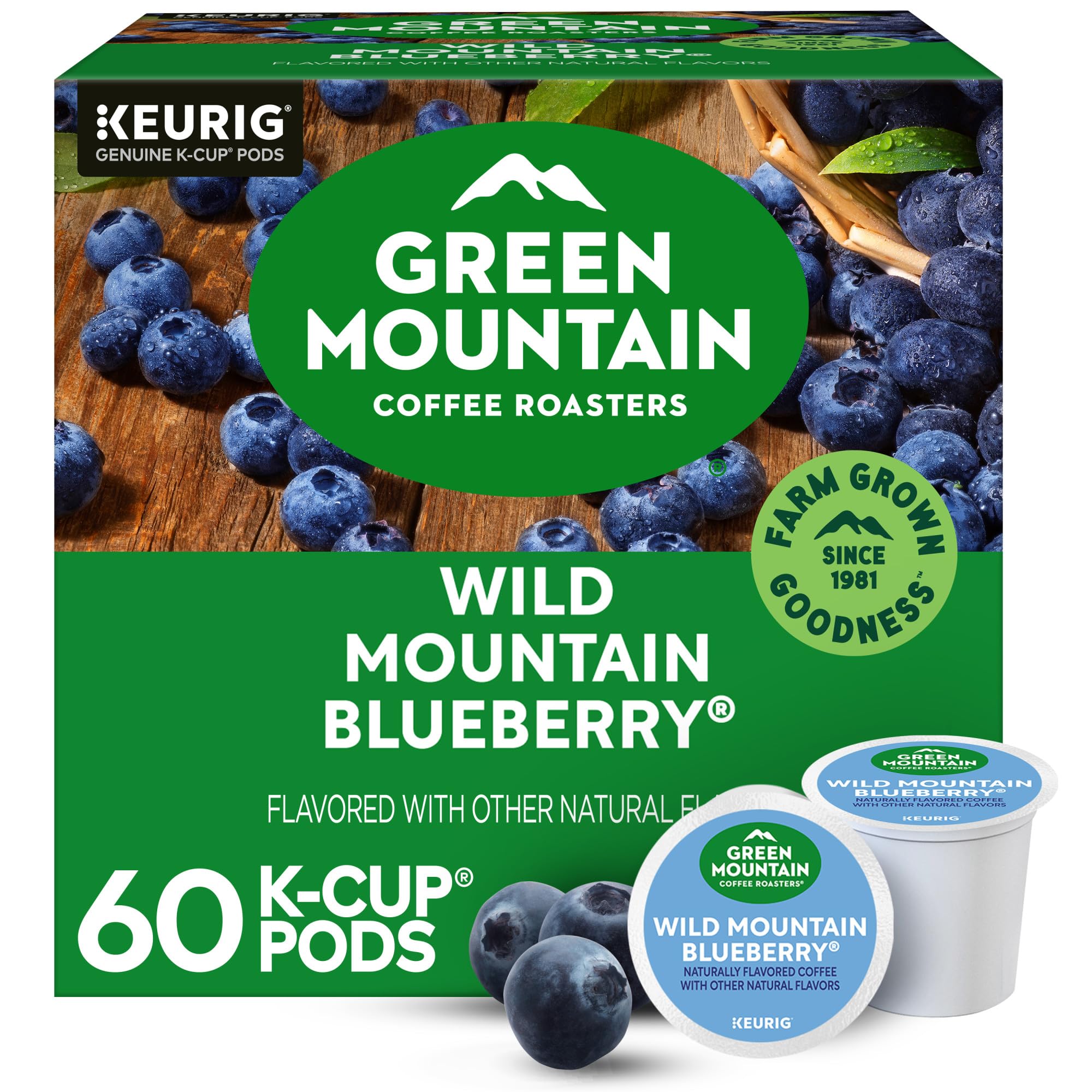 Green Mountain Coffee Roasters Caramel Vanilla Cream Keurig Single-Serve K-Cup pods, Light Roast Coffee, 72 Count