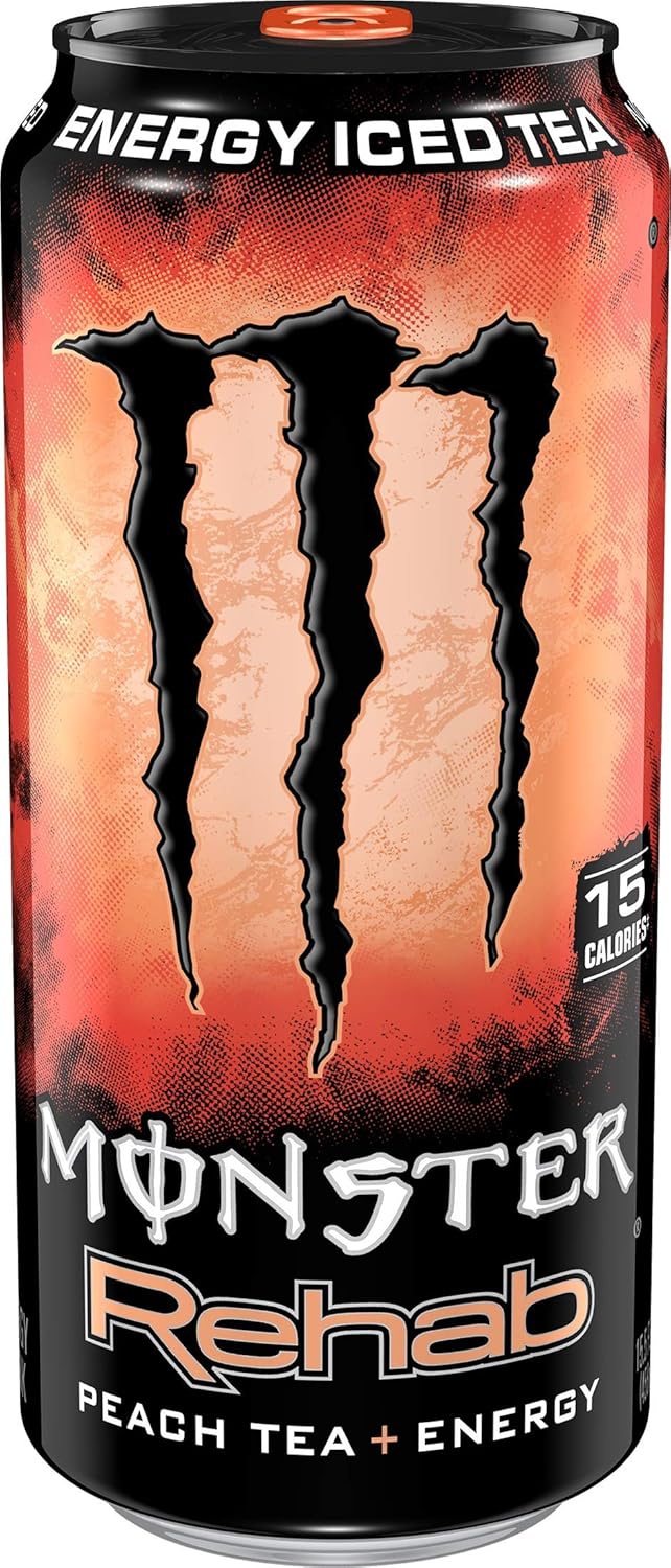 Monster Energy, Lo-Carb Monster, Low Carb Energy Drink, 16 Ounce | Pack of 15