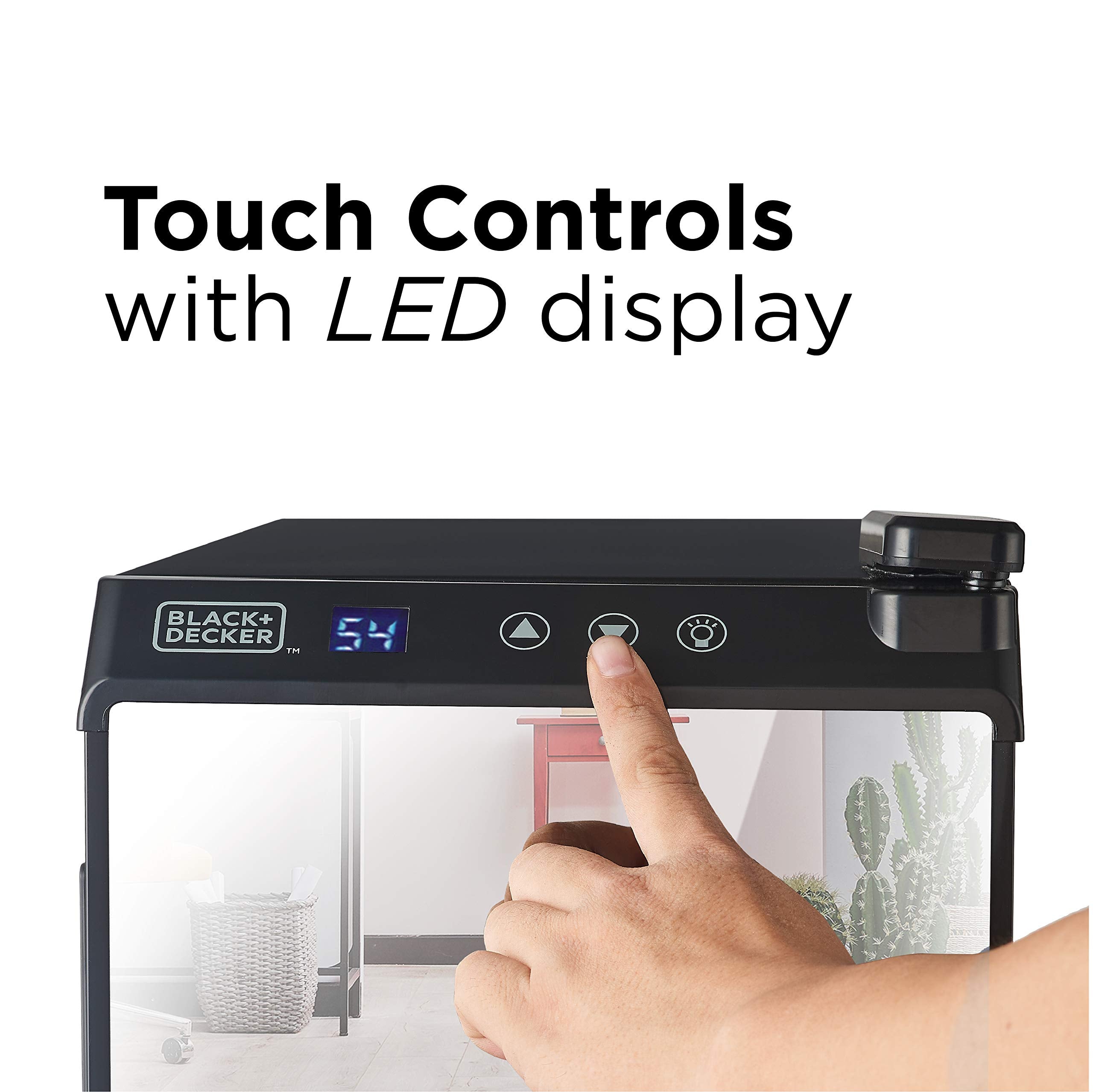 BLACK+DECKER BD60026 Wine Cellar with LED Display (8-Bottle Capacity)