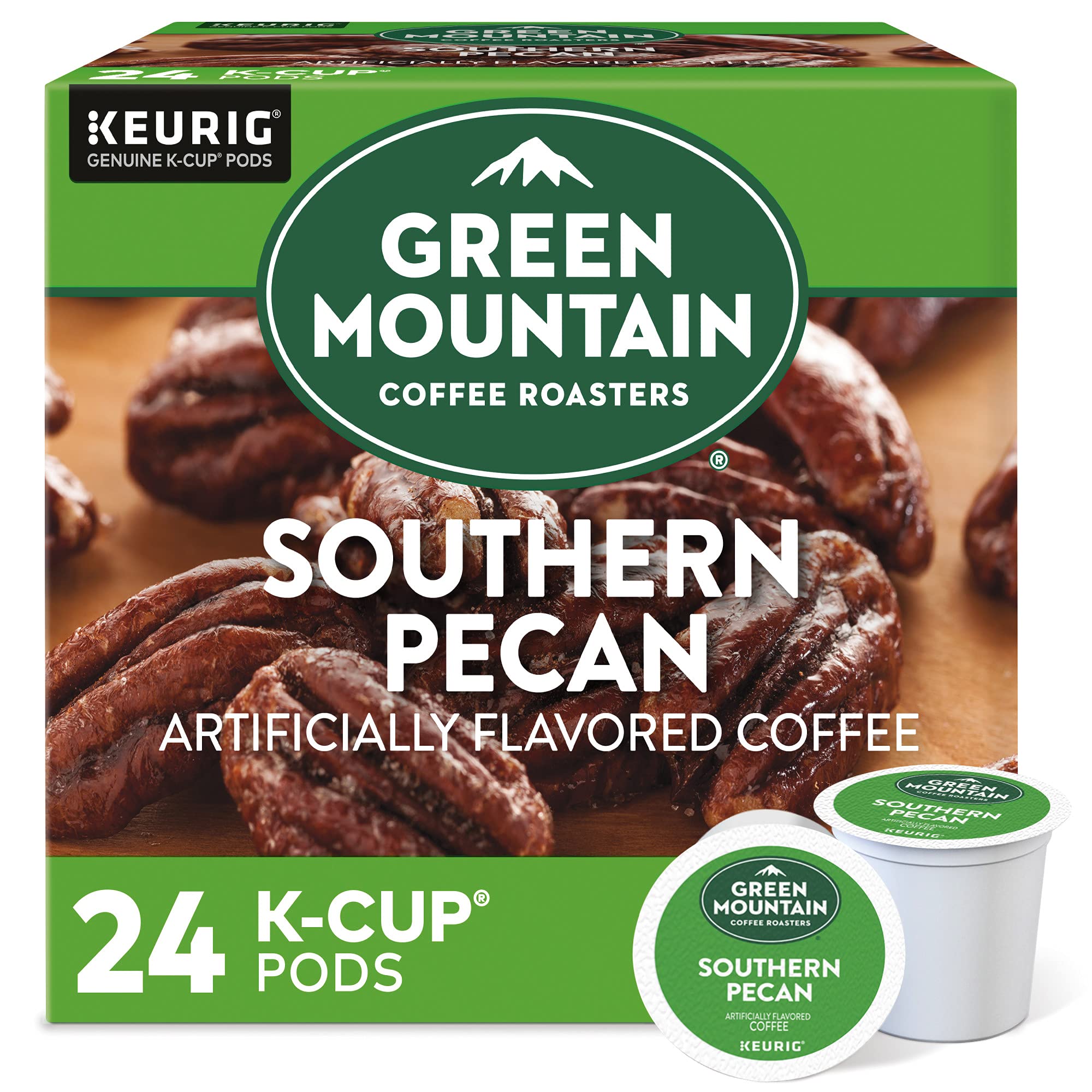 Green Mountain Coffee Roasters Caramel Vanilla Cream Keurig Single-Serve K-Cup pods, Light Roast Coffee, 72 Count