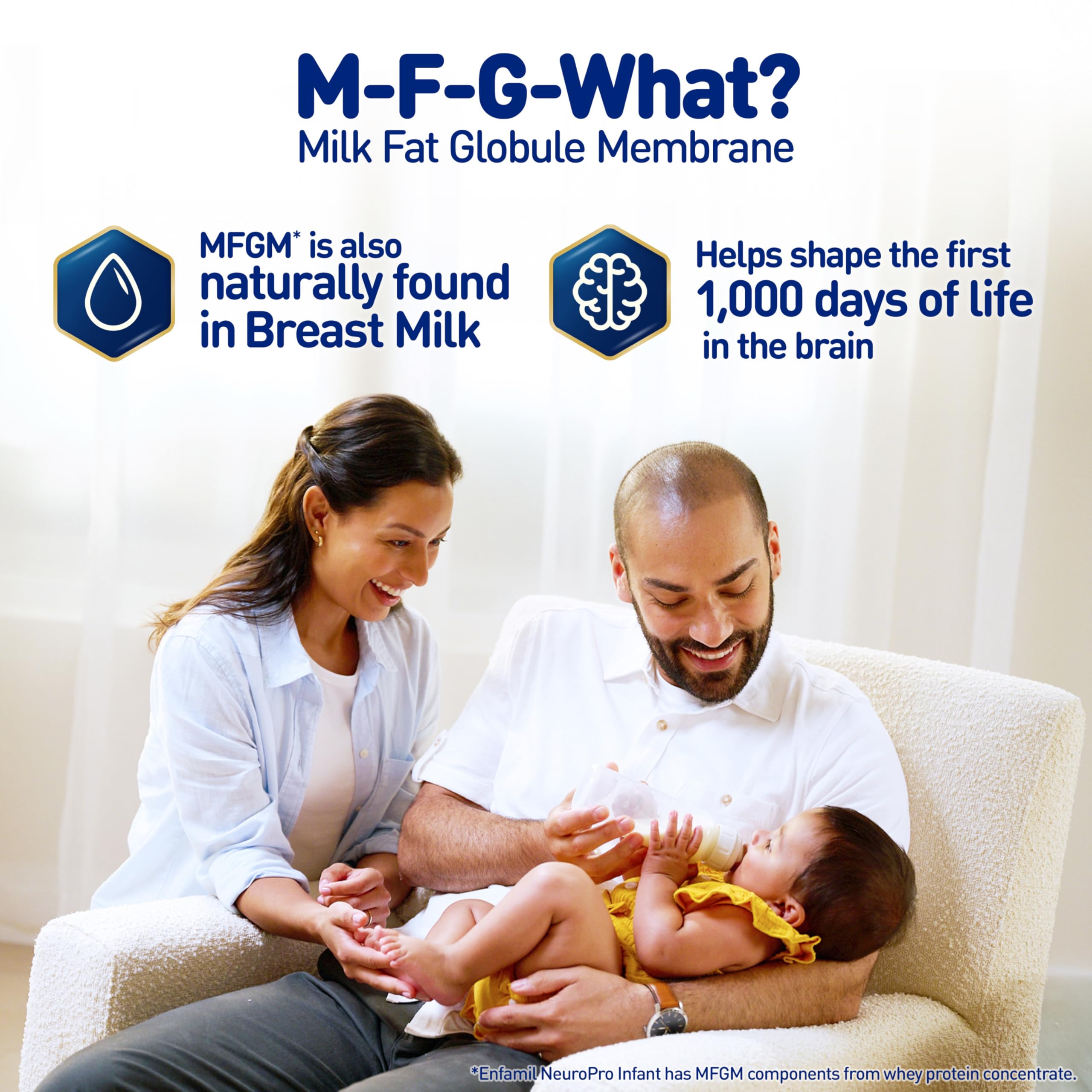 Enfamil NeuroPro Ready-to-Use Baby Formula, Ready to Feed, Brain and Immune Support with DHA, Iron and Prebiotics, Non-GMO, 2 Fl Oz Nursette Bottles (6 count) (Pack of 4), Total 24 bottles