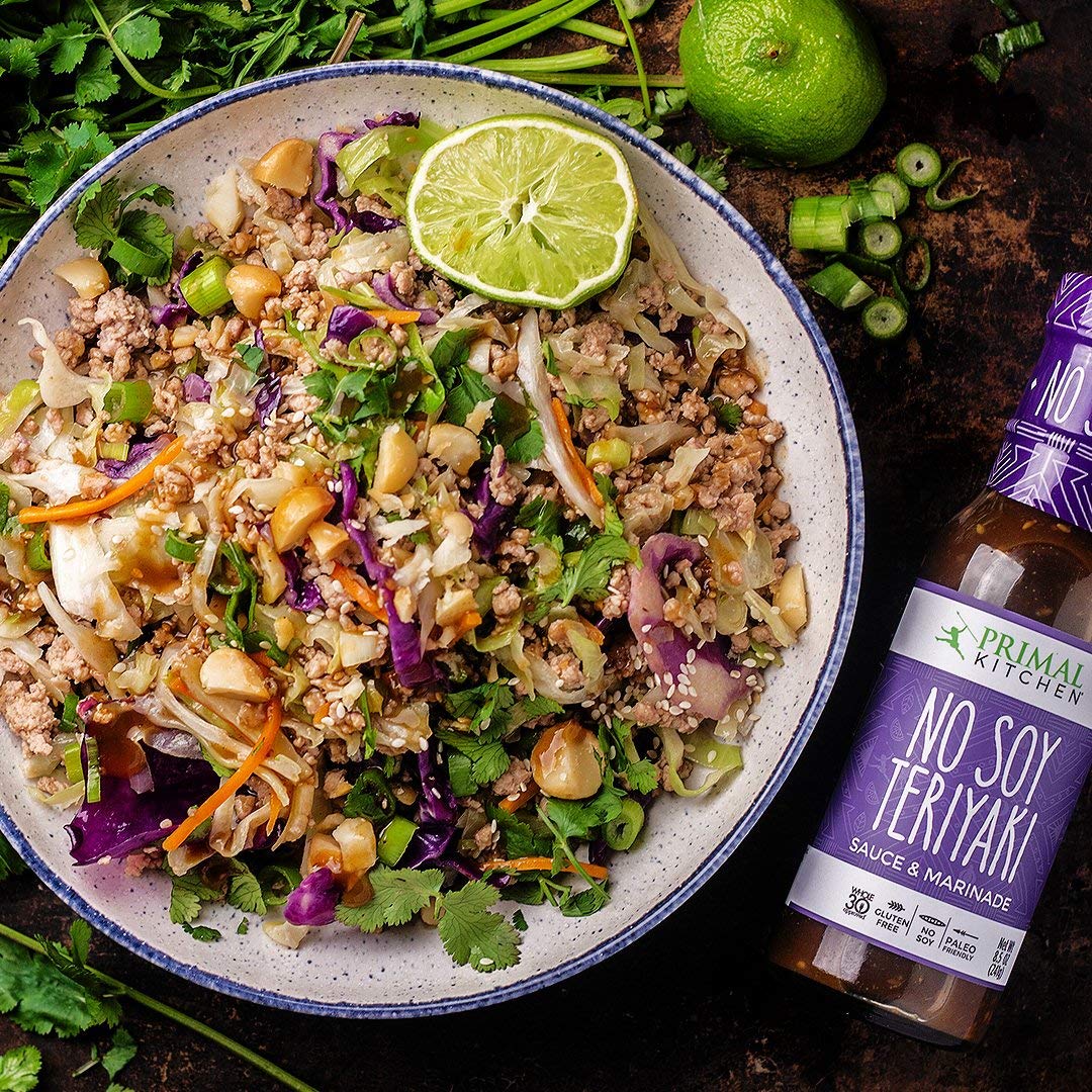 Primal Kitchen No Soy Teriyaki Sauce Variety 2-Pack, Made with Real Ingredients, Includes 1 Island Teriyaki & 1 Original Teriyaki