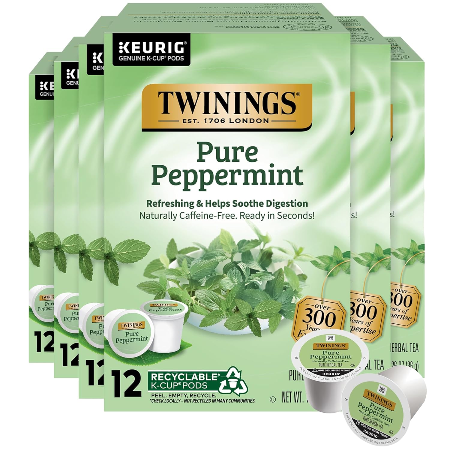 Twinings English Breakfast Black Tea K-Cup Pods for Keurig, 24 Count (Pack of 1), Smooth, Flavourful, Robust, Caffeinated, Enjoy Hot or Iced