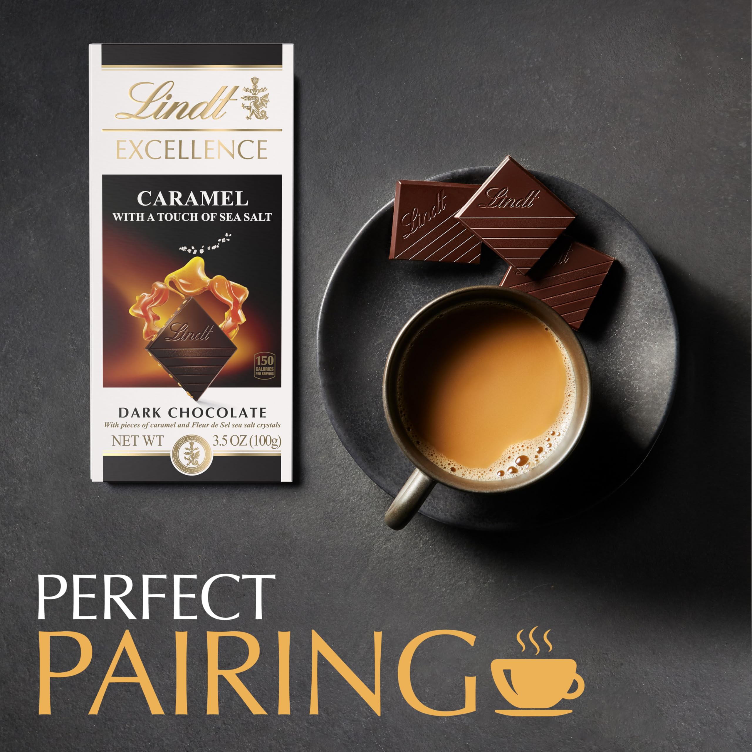 Lindt EXCELLENCE 85% Cocoa Dark Chocolate Bar, Dark Chocolate Candy, 3.5 oz. (12 Pack)