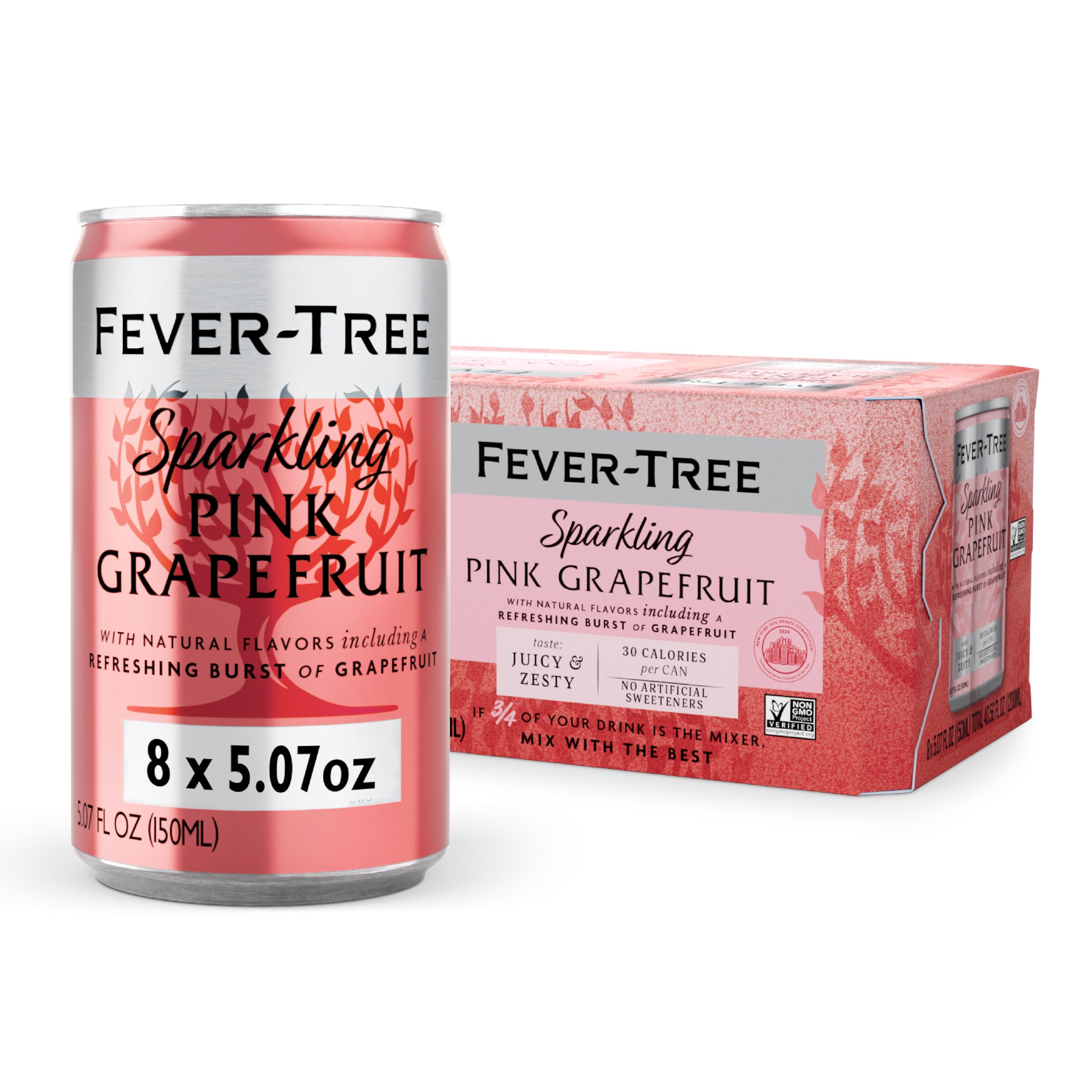 Fever Tree Club Soda Club Soda - Premium Quality Delicate with perfect carbonation - Refreshing Beverage for Cocktails & Mocktails. Naturally Sourced Ingredients, No Artificial Sweeteners or Colors - 5.07 Fl Oz (Pack of 24)(Packaging May Vary)
