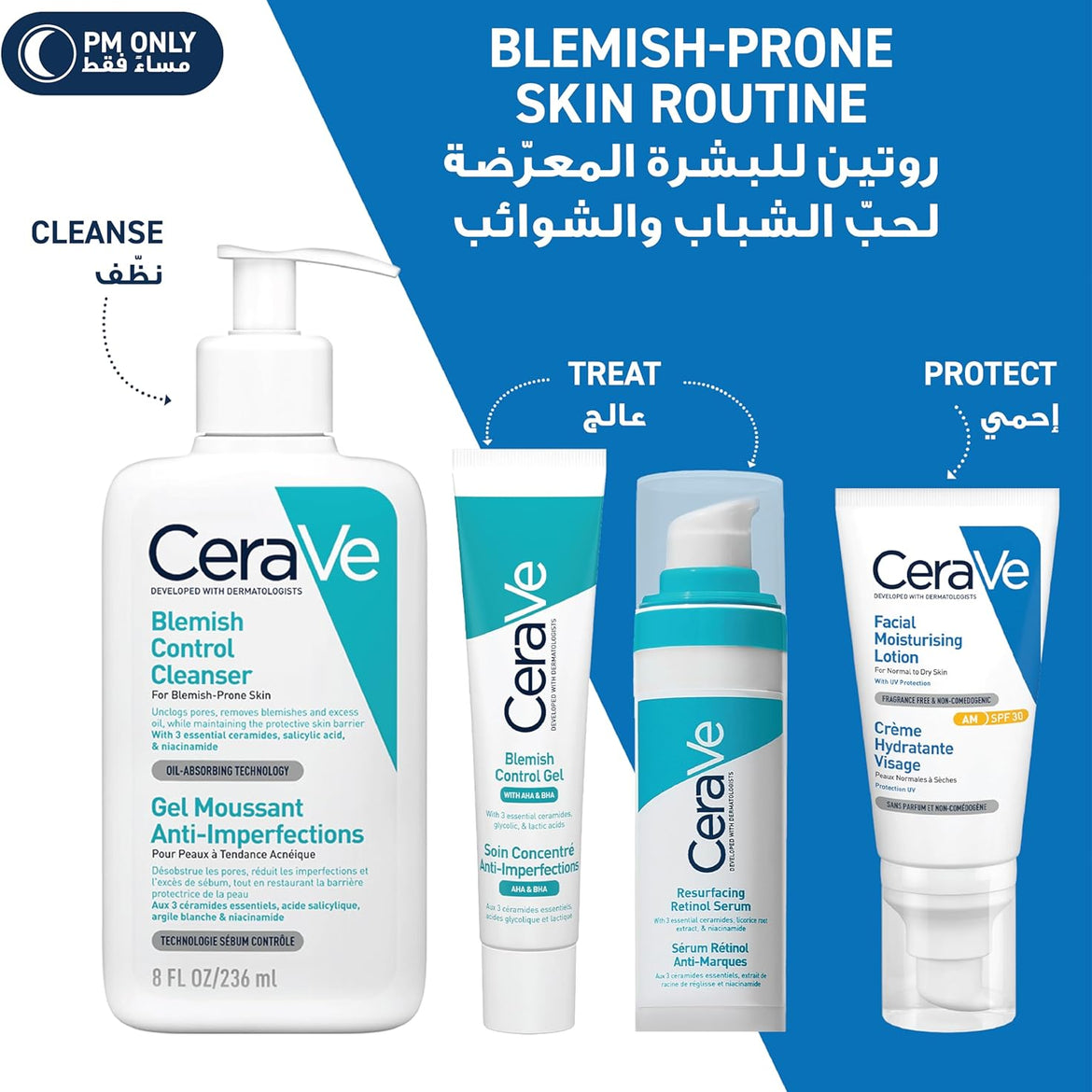 Cerave Resurfacing Retinol Serum To Reduce The Appearance Of Post-Acne Marks And Pores With Retinol, Licorice Root Extract & Niacinamide 30ml