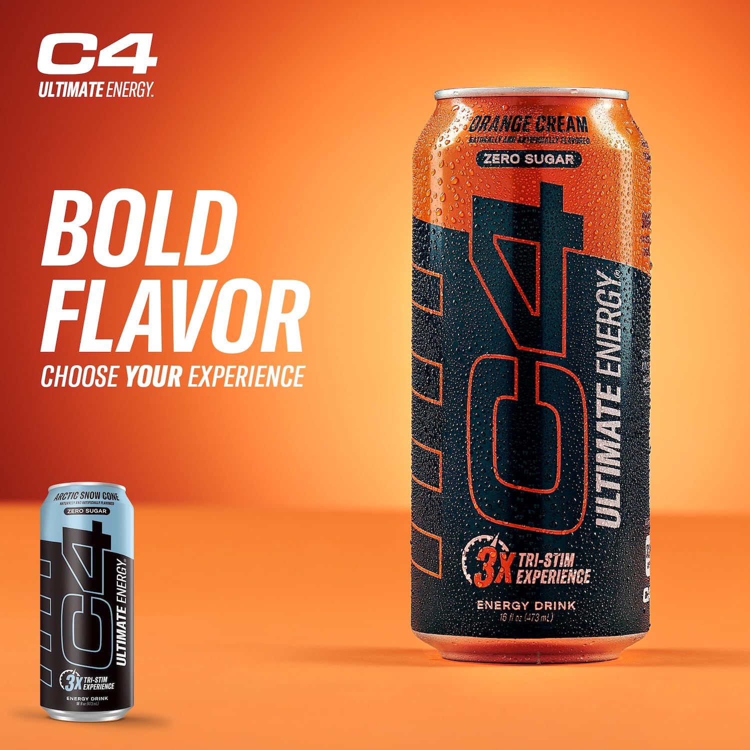 Cellucor C4 Ultimate | Pre Workout Sugar Free Energy Drink | Tri-Stim Experience with 300mg Caffeine + TeaCrine + Dynamine | Fruit Punch | 16oz (Pack of 12)