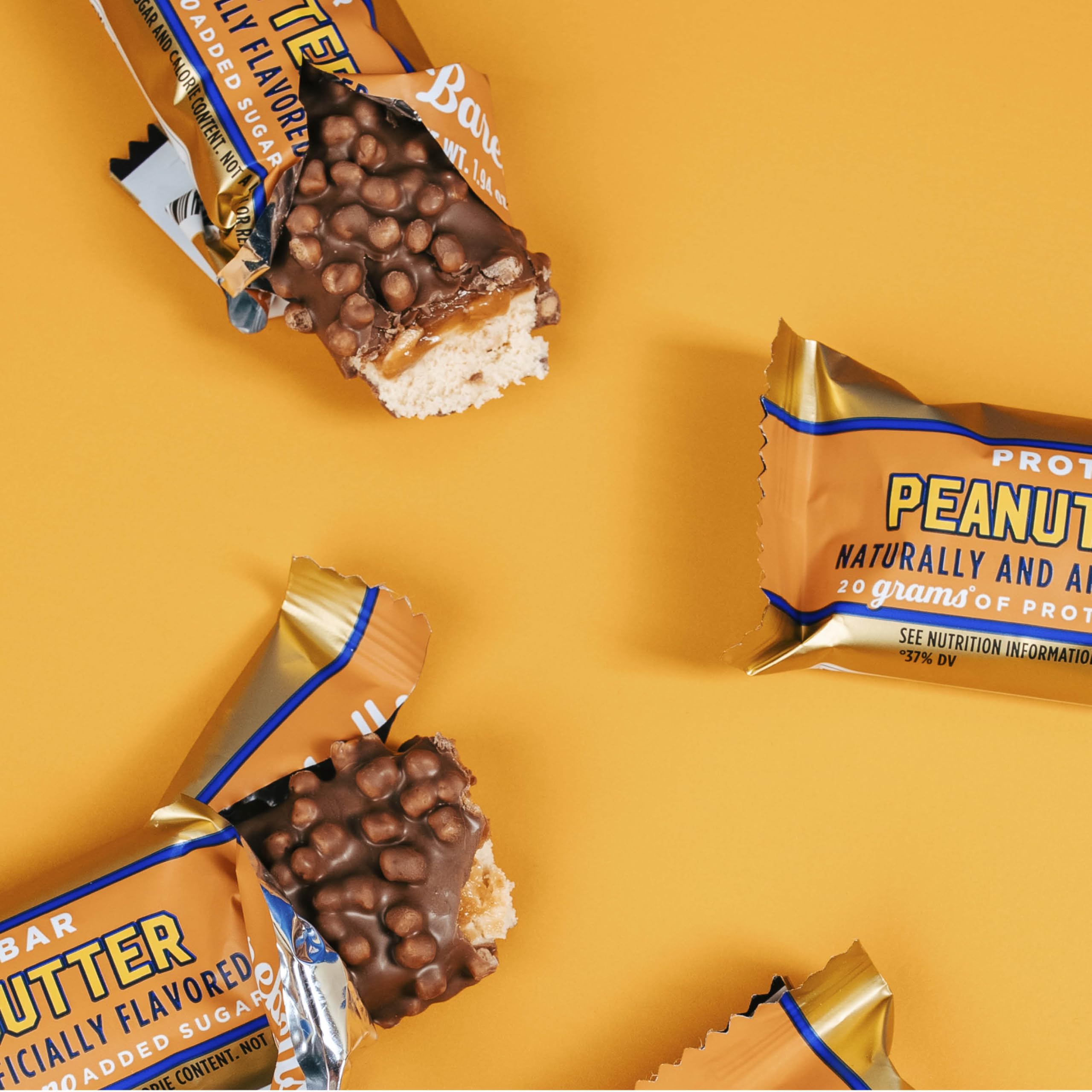 Barebells Protein Bars Salty Peanut - 12 Count, 20g High Protein Treats - Chocolate Nutrition Bar with 1g Total Sugars - On-The-Go Breakfast or Post-Workout Snack