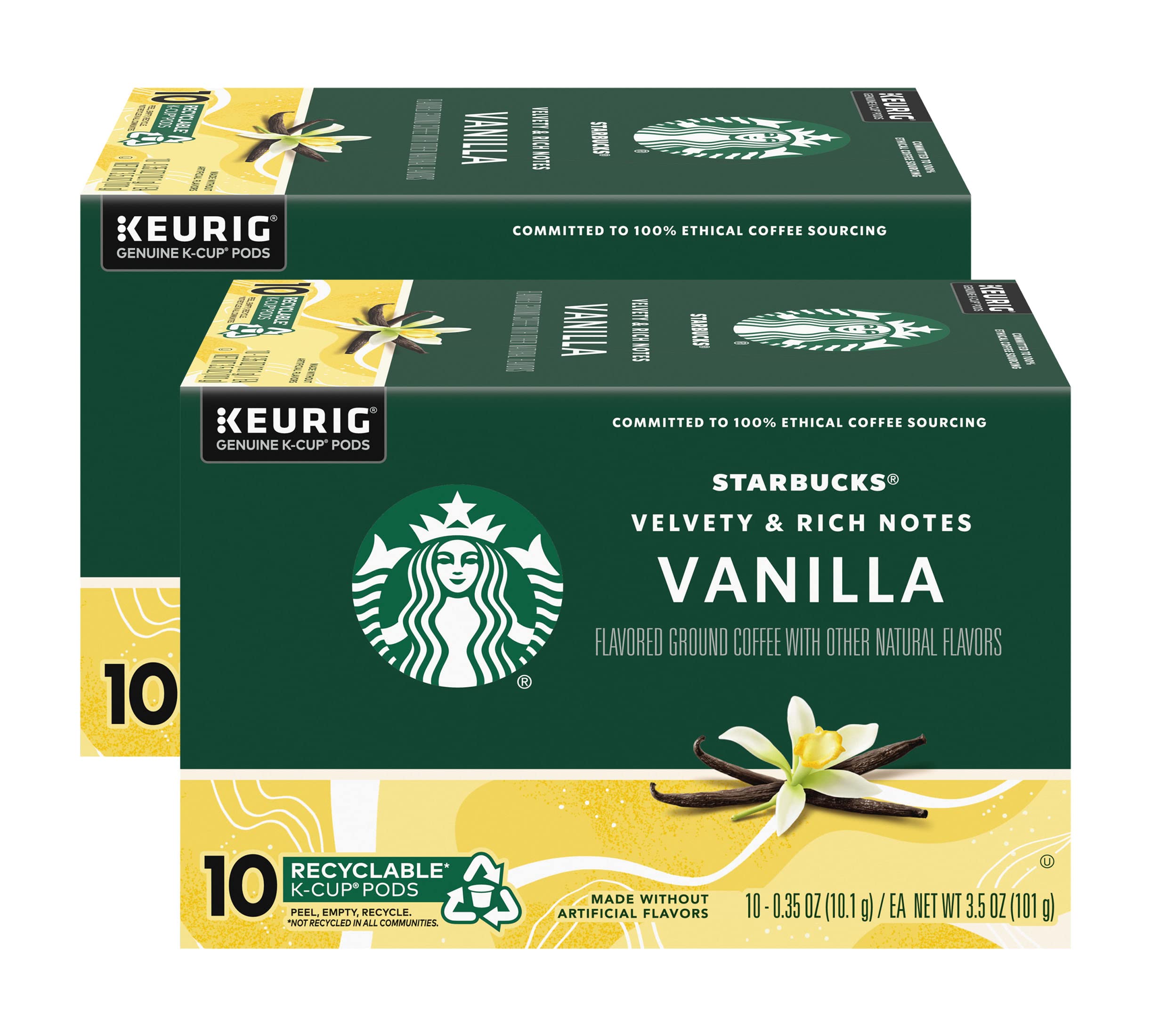 Starbucks K-Cup Coffee Pods, Starbucks Blonde Roast Hot or Iced Coffee, Veranda Blend, 96 Keurig Pods
