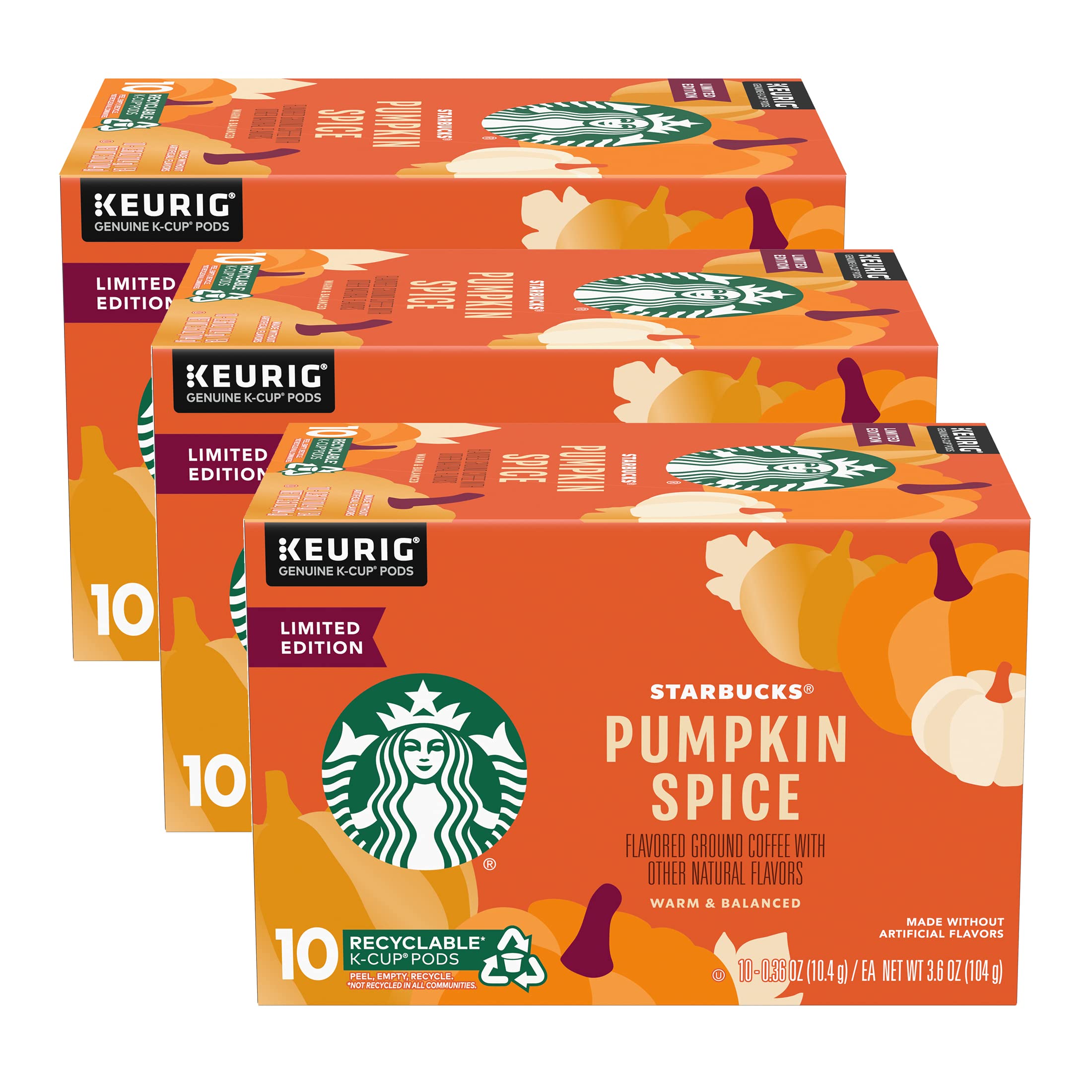 Starbucks K-Cup Coffee Pods, Starbucks Blonde Roast Hot or Iced Coffee, Veranda Blend, 96 Keurig Pods