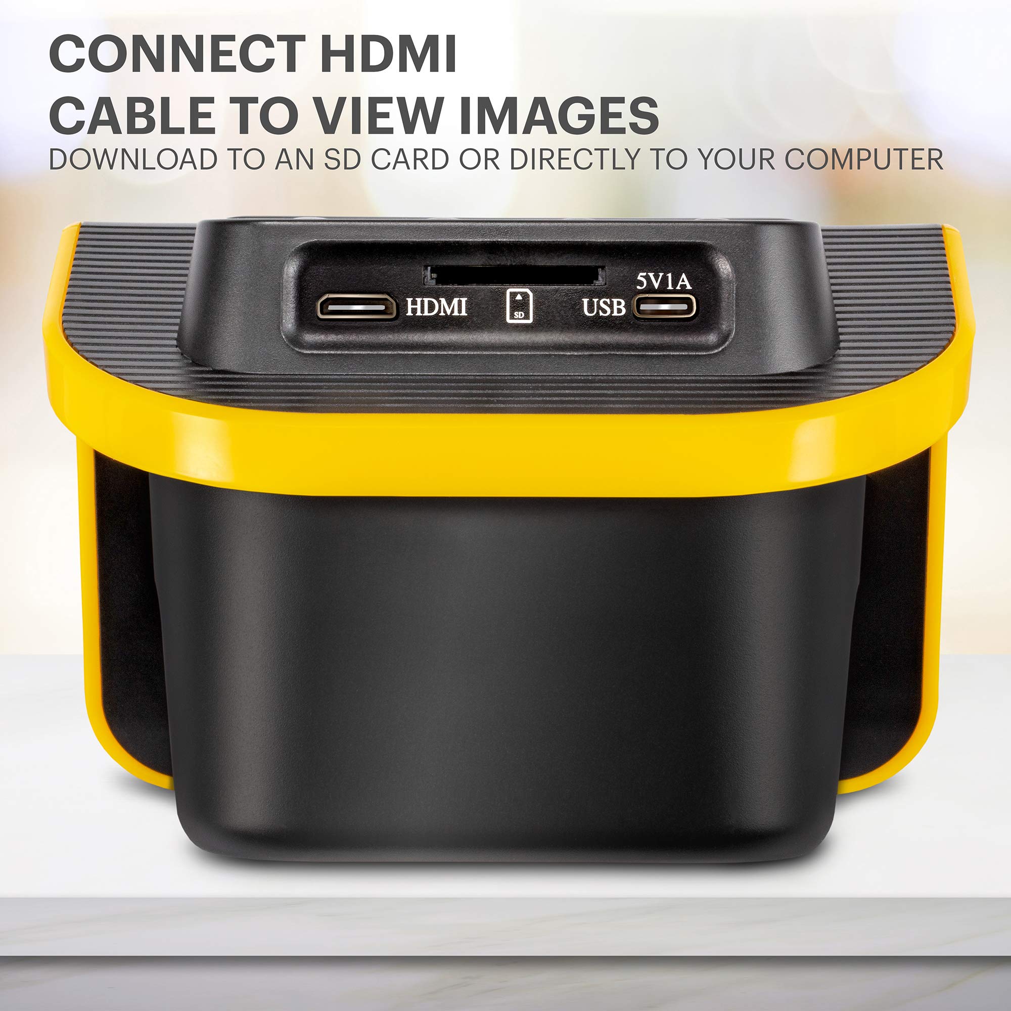 KODAK Slide N SCAN Film & Slide Scanner Digitizer with 5” LCD Screen, Quickly Convert Negatives & Slides to Digital 22MP JPEG Photos, Compatible with 135, 126 and 110 Film & Slides