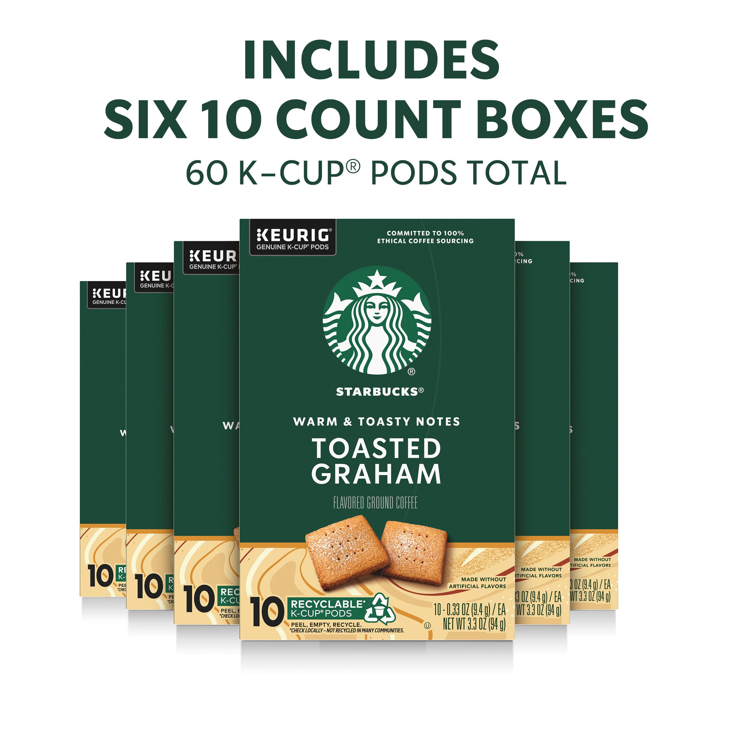 Starbucks K-Cup Coffee Pods, Medium Roast Hot or Iced Coffee, Pike Place Roast, 96 Keurig Pods