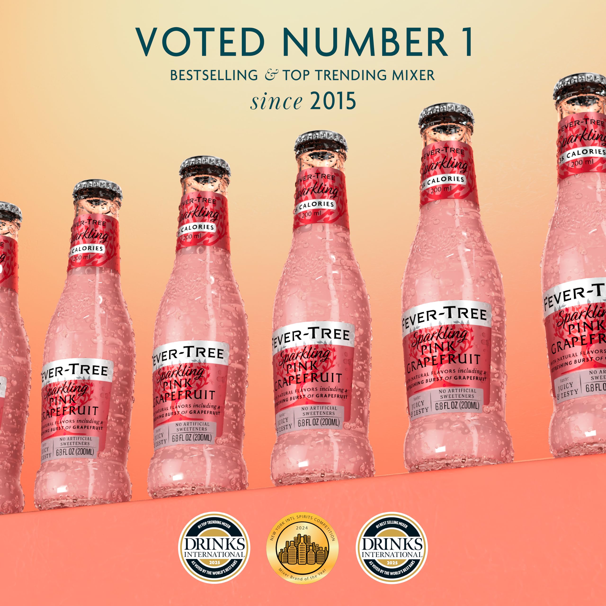 Fever Tree Club Soda Club Soda - Premium Quality Delicate with perfect carbonation - Refreshing Beverage for Cocktails & Mocktails. Naturally Sourced Ingredients, No Artificial Sweeteners or Colors - 5.07 Fl Oz (Pack of 24)(Packaging May Vary)