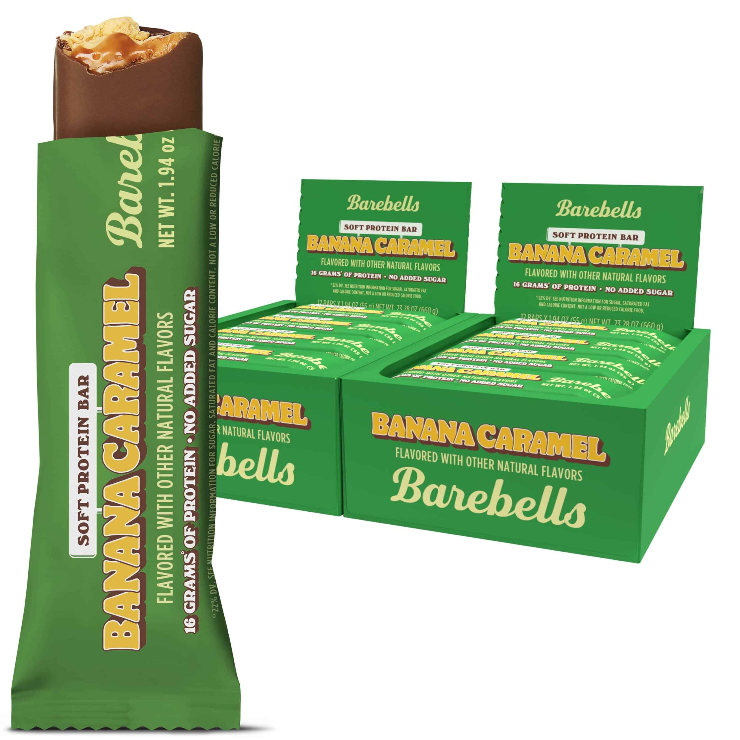 Barebells Protein Bars Salty Peanut - 12 Count, 20g High Protein Treats - Chocolate Nutrition Bar with 1g Total Sugars - On-The-Go Breakfast or Post-Workout Snack