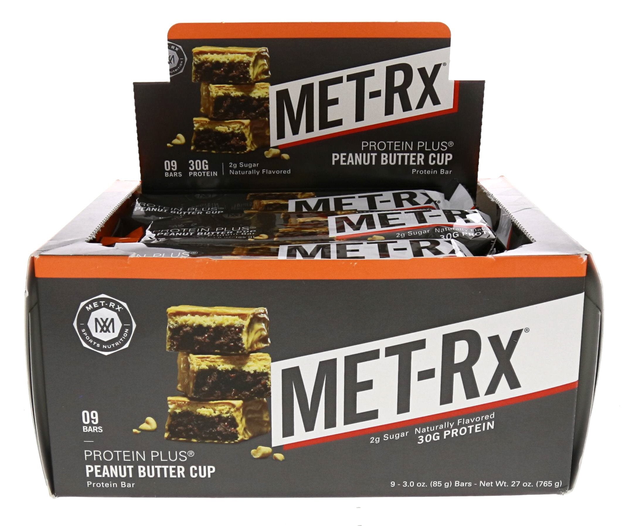 MET-Rx Big 100 Protein Bar, Meal Replacement Bar, 32G Protein, Super Cookie Crunch, 9 Bars (Pack of 1)