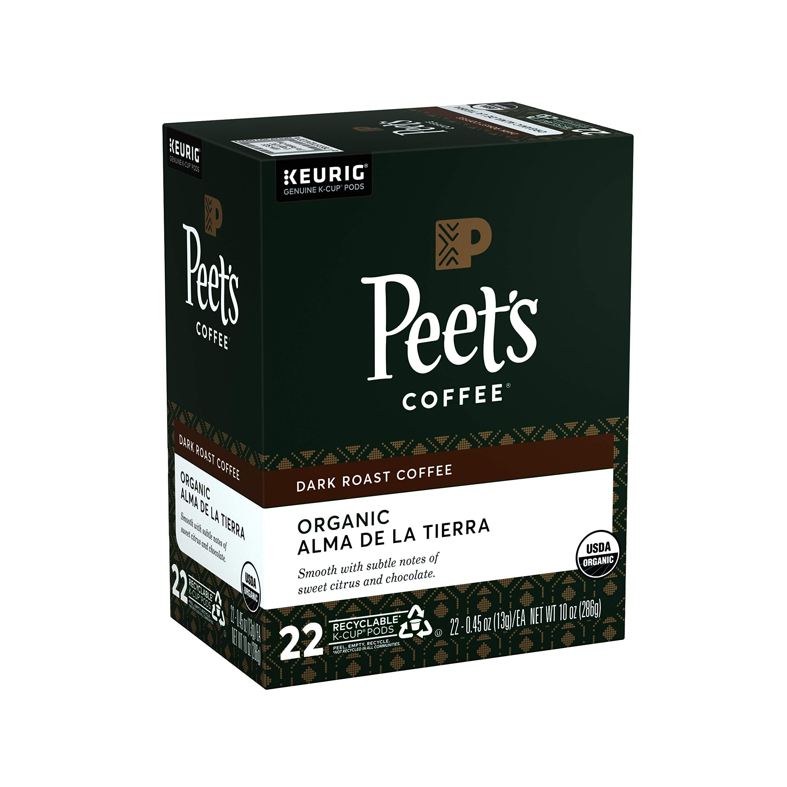 Peet's Coffee, Dark Roast Keurig K-Cup Pods - Major Dickason's Blend 75 Count (1 Box of 75 Pods)