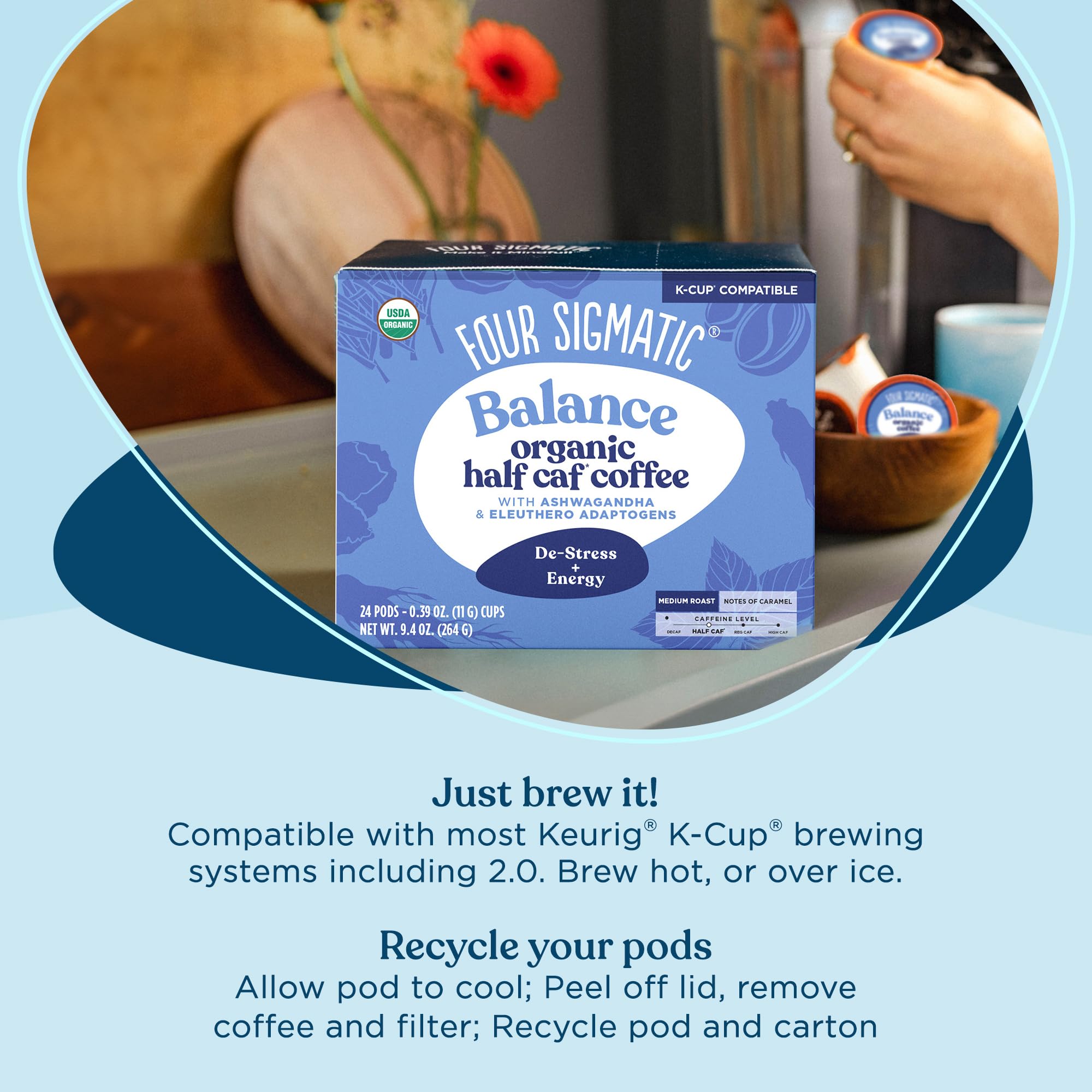 Four Sigmatic Mushroom Coffee K-Cups