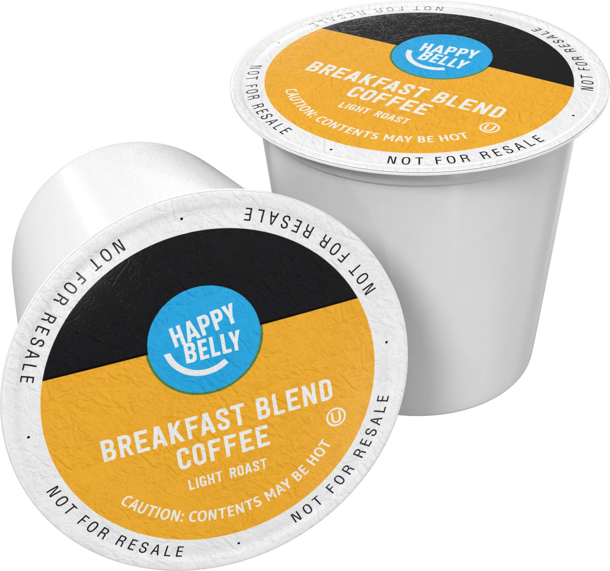 Amazon Brand - Happy Belly Dark Roast Coffee Pods, Compatible with Keurig 2.0 K-Cup Brewers, 100 Count