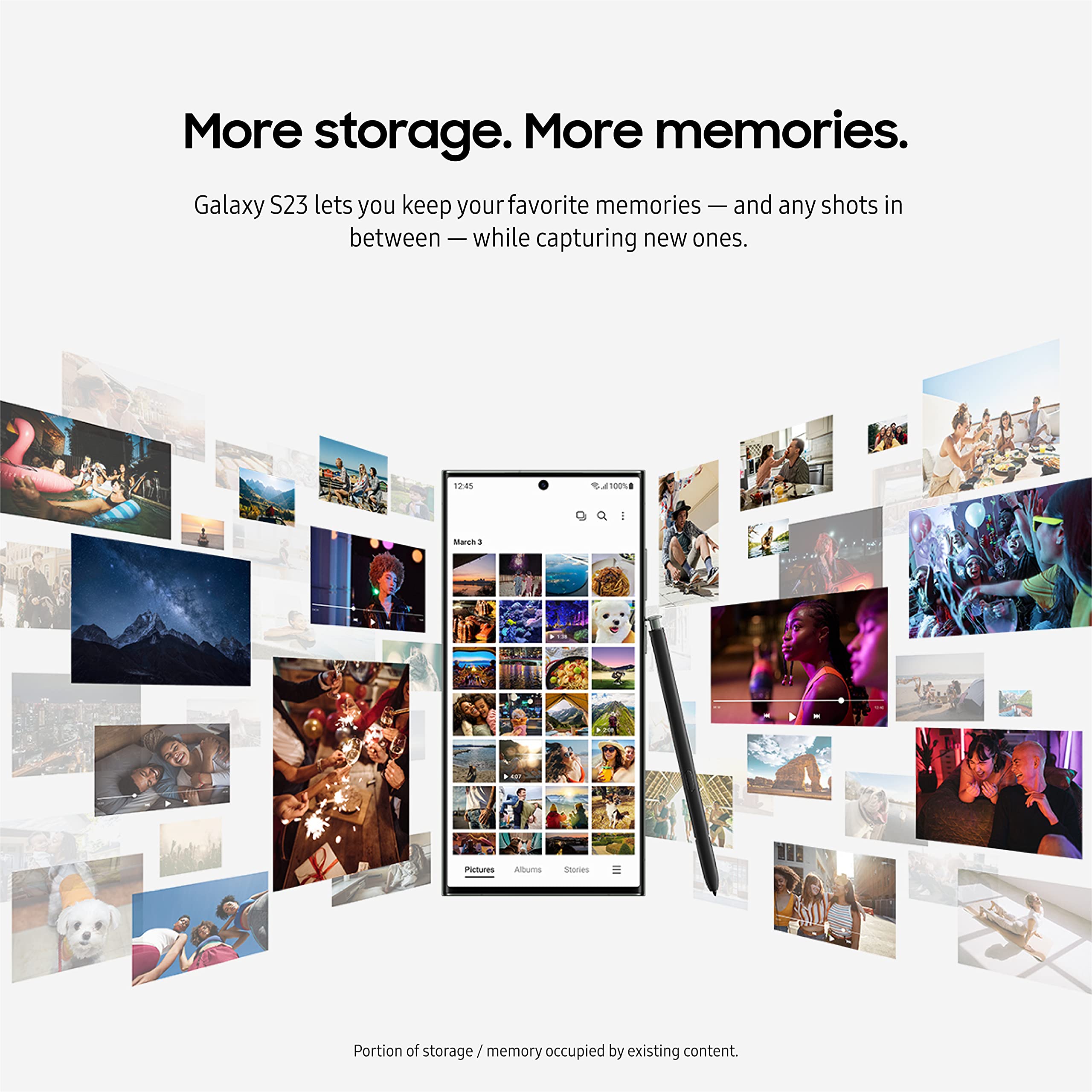 Samsung Galaxy S23 5G, US Version, 128GB, Lavender - Unlocked (Renewed) | US Version