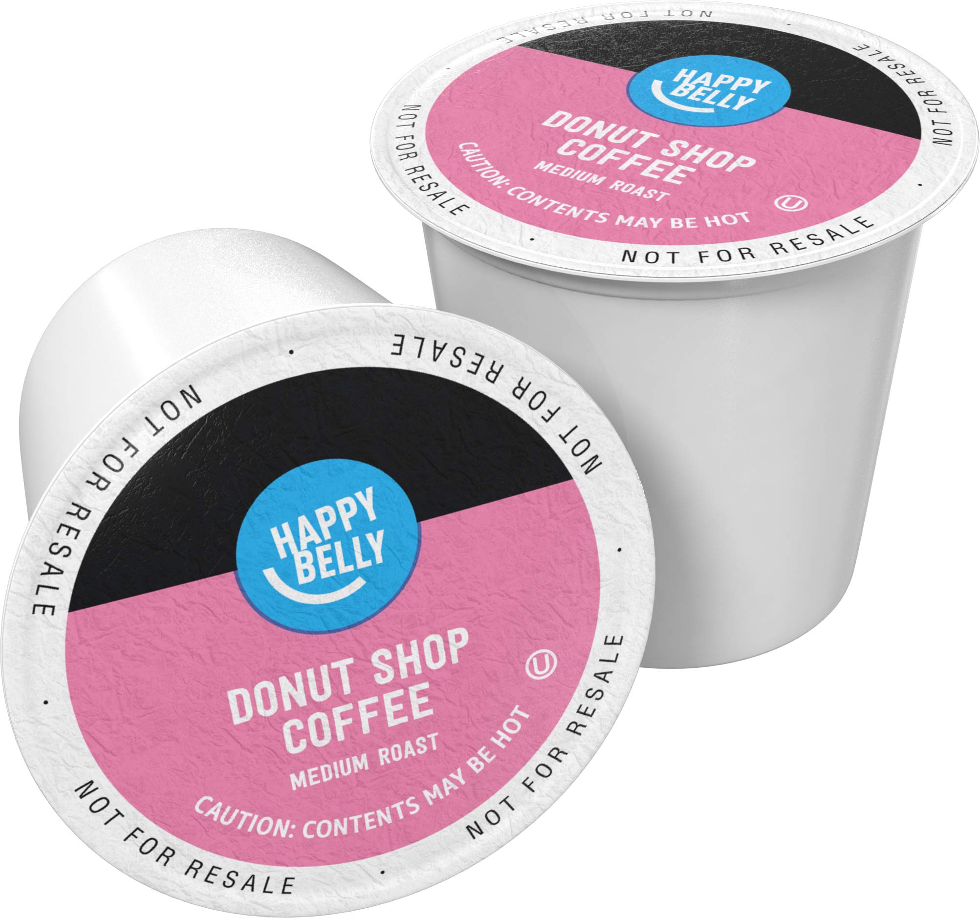 Amazon Brand - Happy Belly Dark Roast Coffee Pods, Compatible with Keurig 2.0 K-Cup Brewers, 100 Count