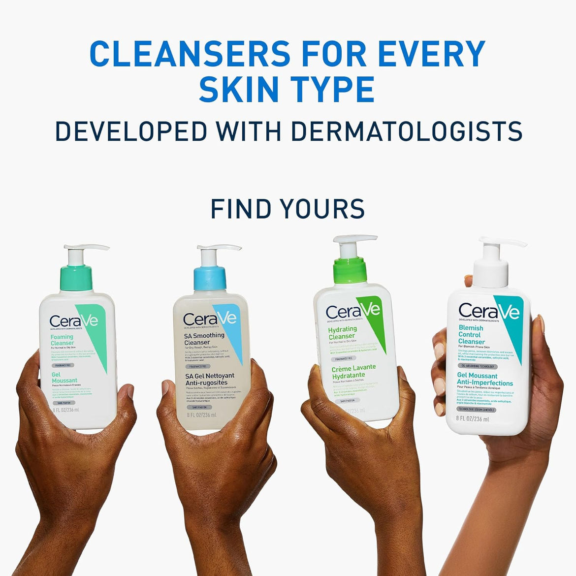 CeraVe Blemish Control Cleanser Face Wash For Acne & Blemish Prone Skin with 2% Salicylic Acid, Niacinamide and Ceramides 236 ml