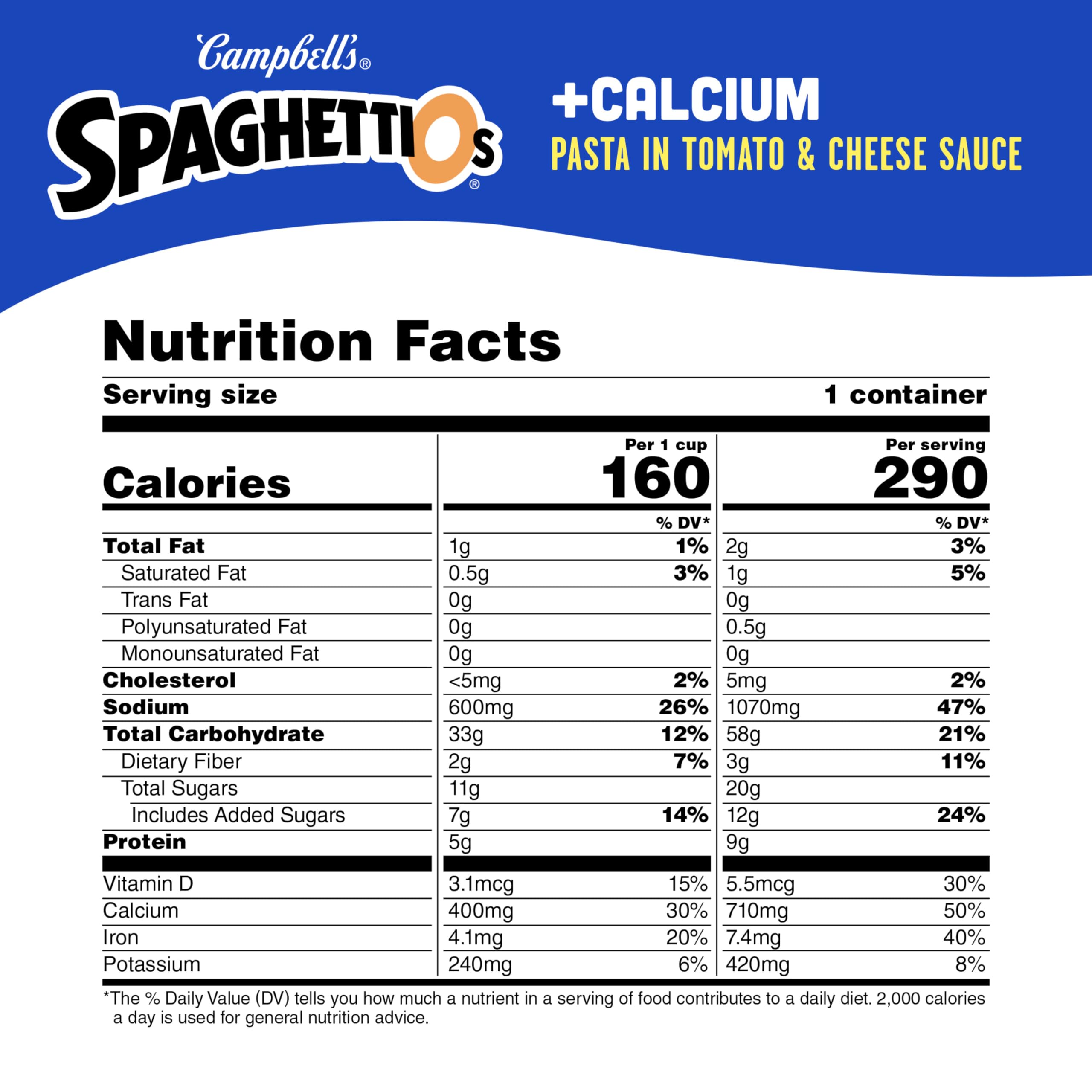 SpaghettiOs Canned Pasta with Meatballs, 15.6 oz Can (12 Pack)