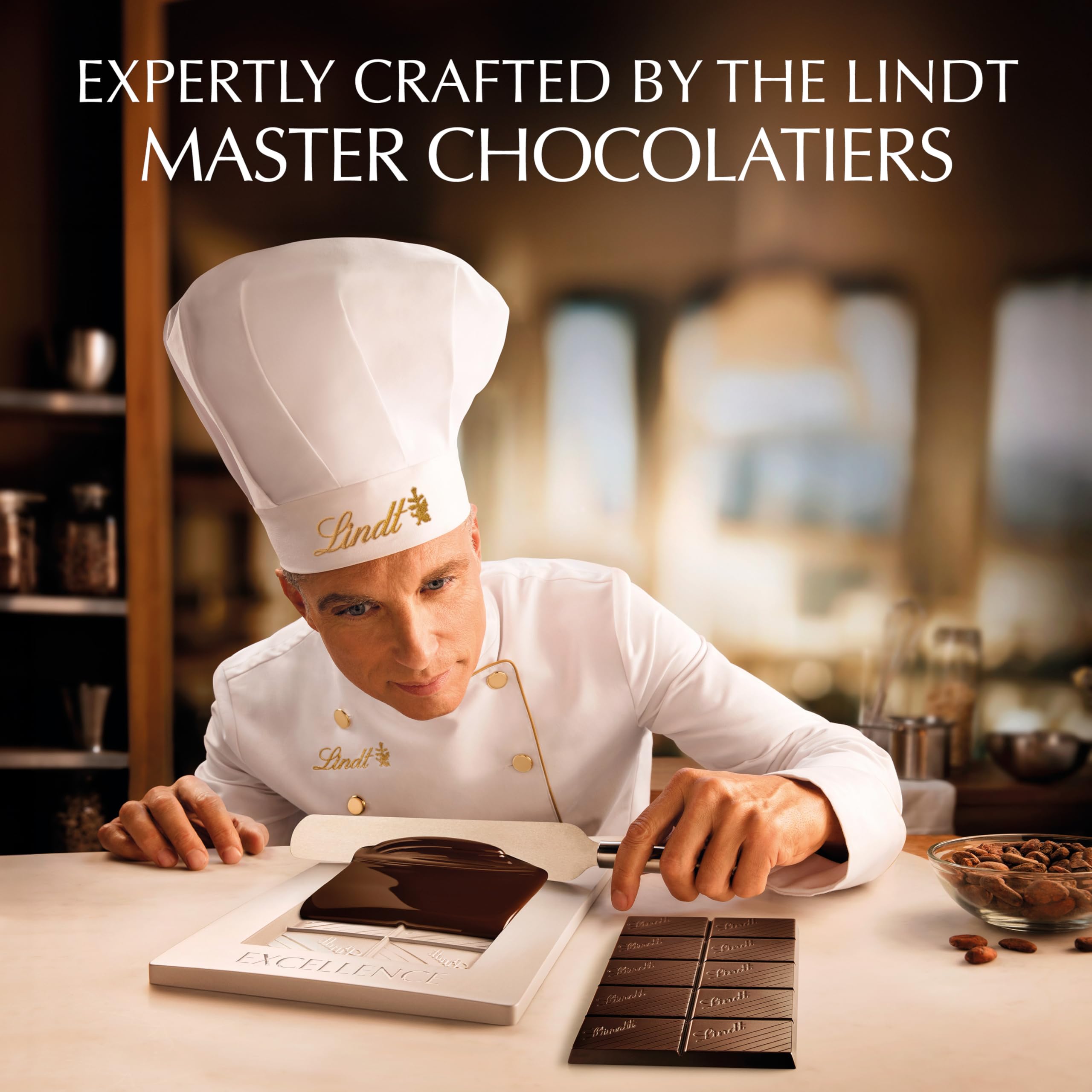 Lindt EXCELLENCE 85% Cocoa Dark Chocolate Bar, Dark Chocolate Candy, 3.5 oz. (12 Pack)