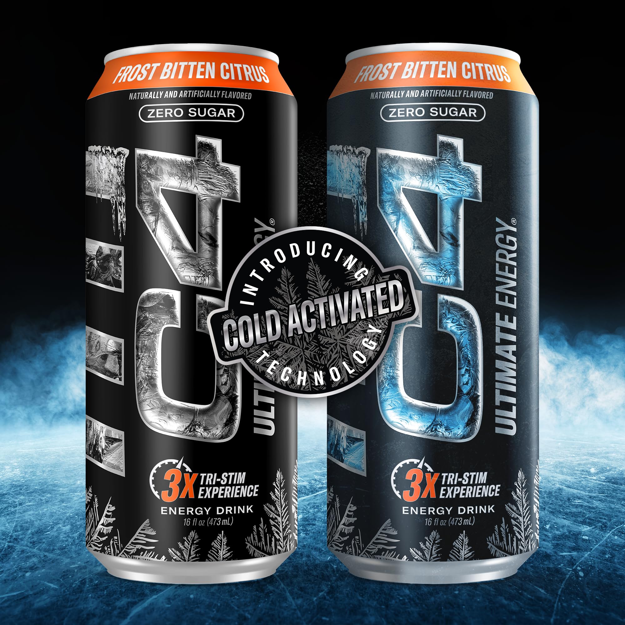 Cellucor C4 Ultimate | Pre Workout Sugar Free Energy Drink | Tri-Stim Experience with 300mg Caffeine + TeaCrine + Dynamine | Fruit Punch | 16oz (Pack of 12)