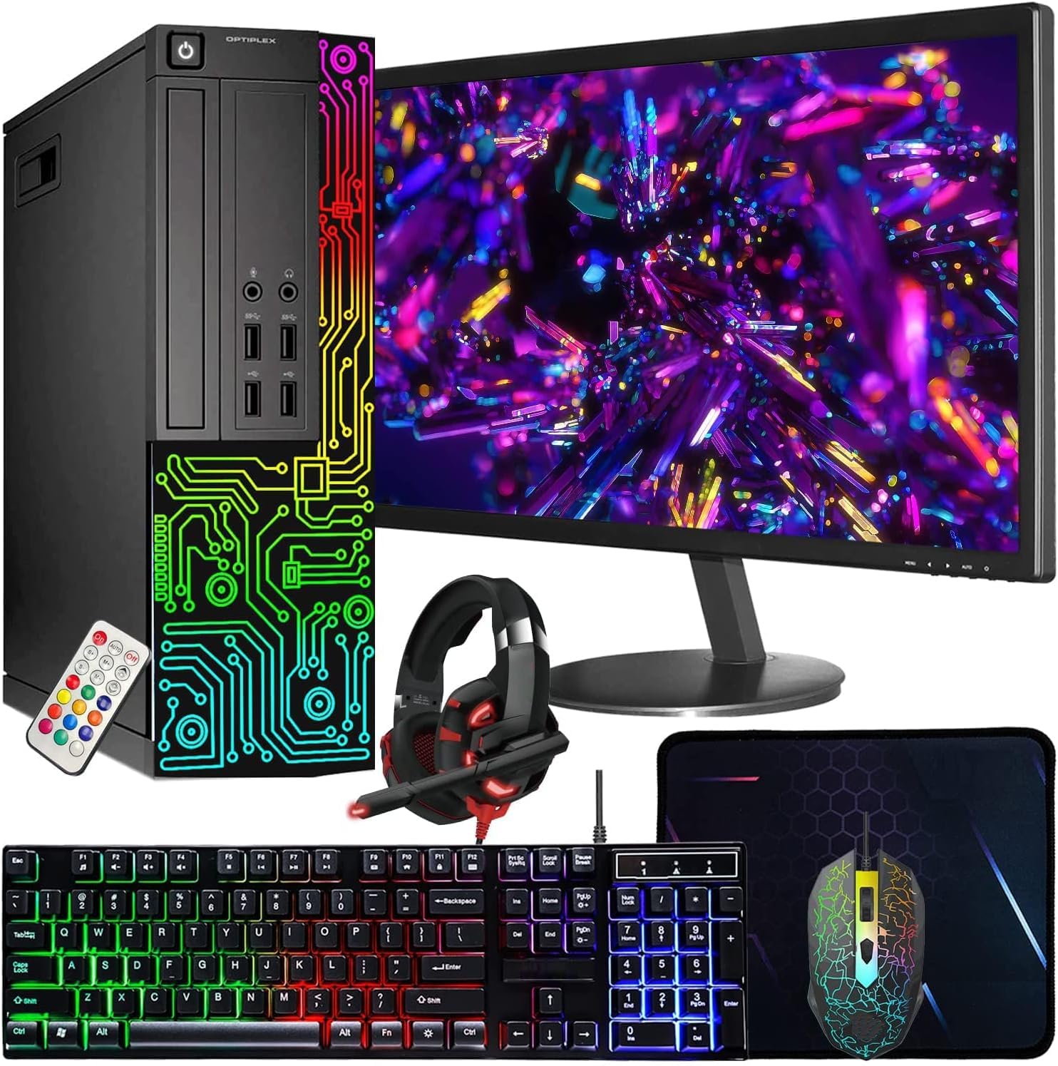 Dell Optiplex 7050 SFF Desktop PC Intel i7-7700 4-Cores 3.60GHz 32GB DDR4 1TB SSD WiFi BT HDMI Duel Monitor Support Windows 11 Pro Excellent Condition(Renewed)